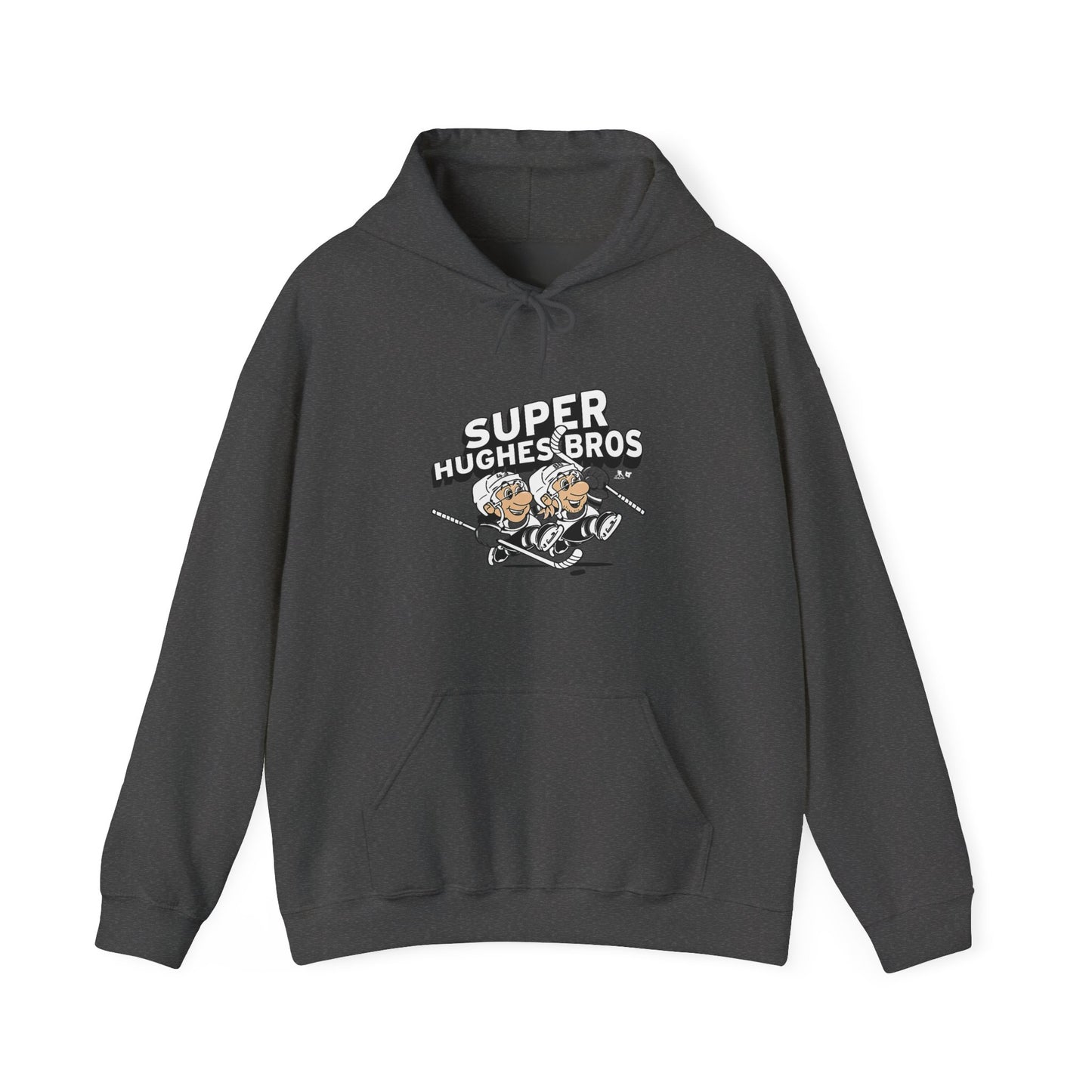 Super Hughes Bros Hoodie, Cozy Unisex Sweatshirt for Gamers, Fun Gift for Birthdays and Holidays, Relaxed Casual Wear