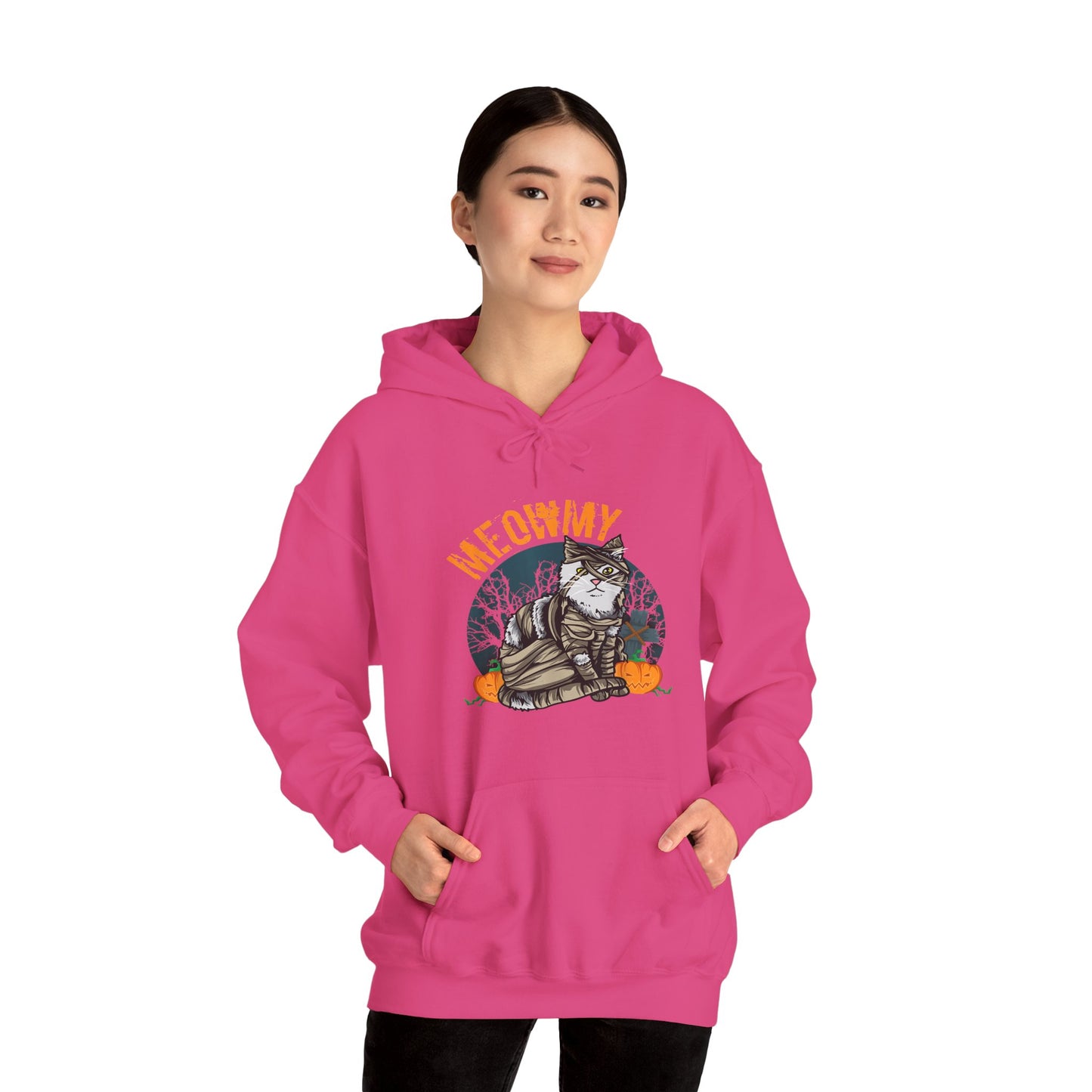 Cozy Cat-Themed Unisex Hoodie - Perfect for Cat Lovers, Fall Fashion, Halloween, Gift Idea, Casual Wear