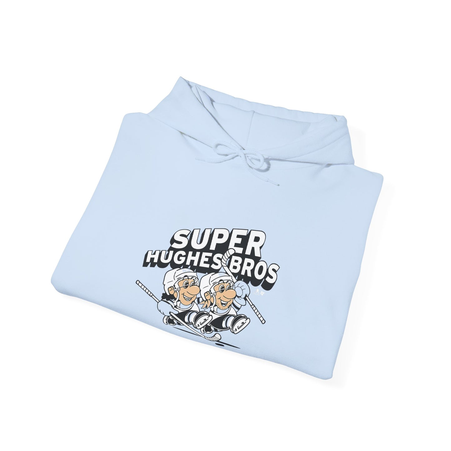 Super Hughes Bros Hoodie, Cozy Unisex Sweatshirt for Gamers, Fun Gift for Birthdays and Holidays, Relaxed Casual Wear