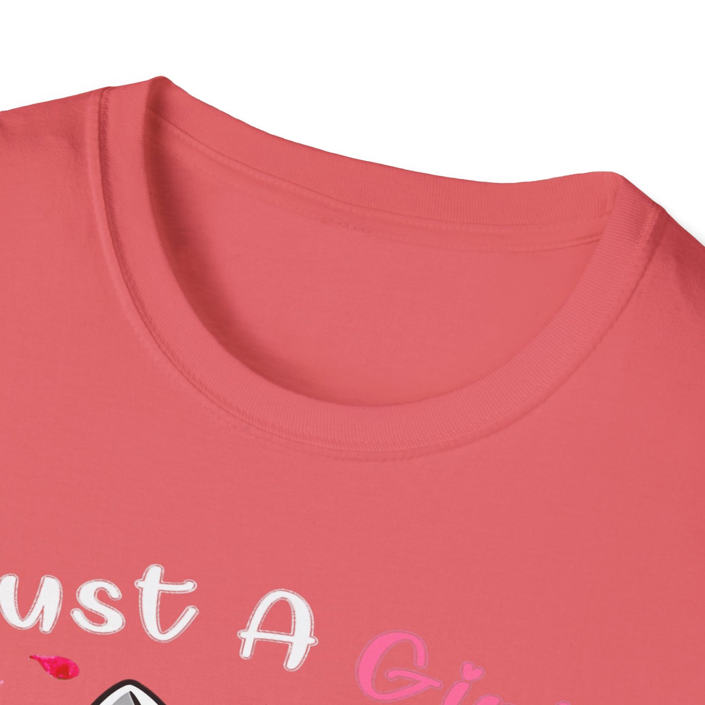 Cute Kittens Graphic Tee, Unisex Softstyle T-Shirt for Cat Lovers, Gift for Birthdays, Valentine's Day, Casual Wear, Animal Lovers