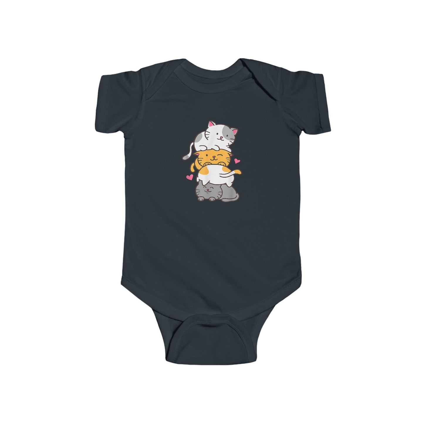 Whimsical Cat-Themed Infant Bodysuit – Cute Baby Outfit, Perfect for Newborns, Baby Showers, Gifts, and Everyday Wear