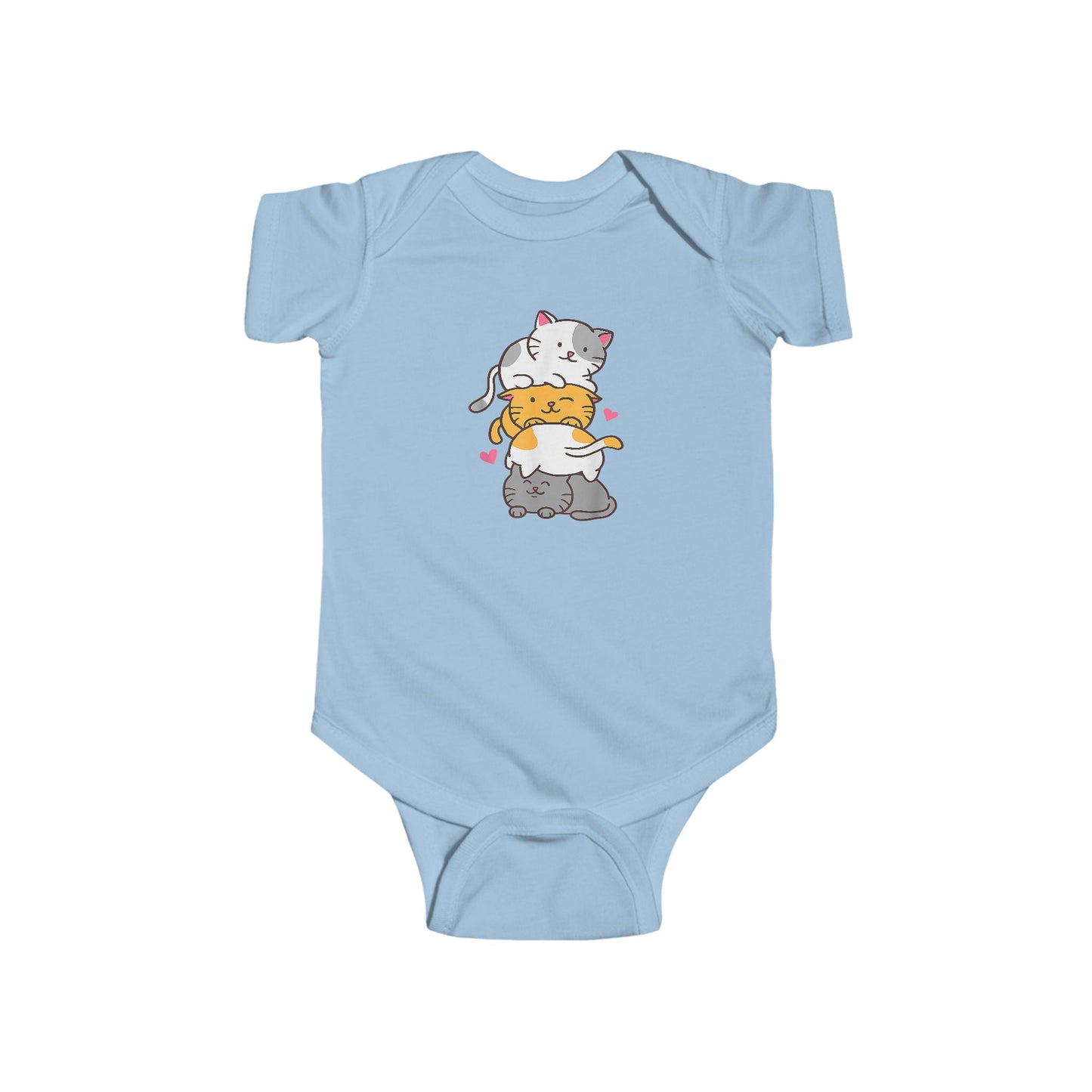Whimsical Cat-Themed Infant Bodysuit – Cute Baby Outfit, Perfect for Newborns, Baby Showers, Gifts, and Everyday Wear