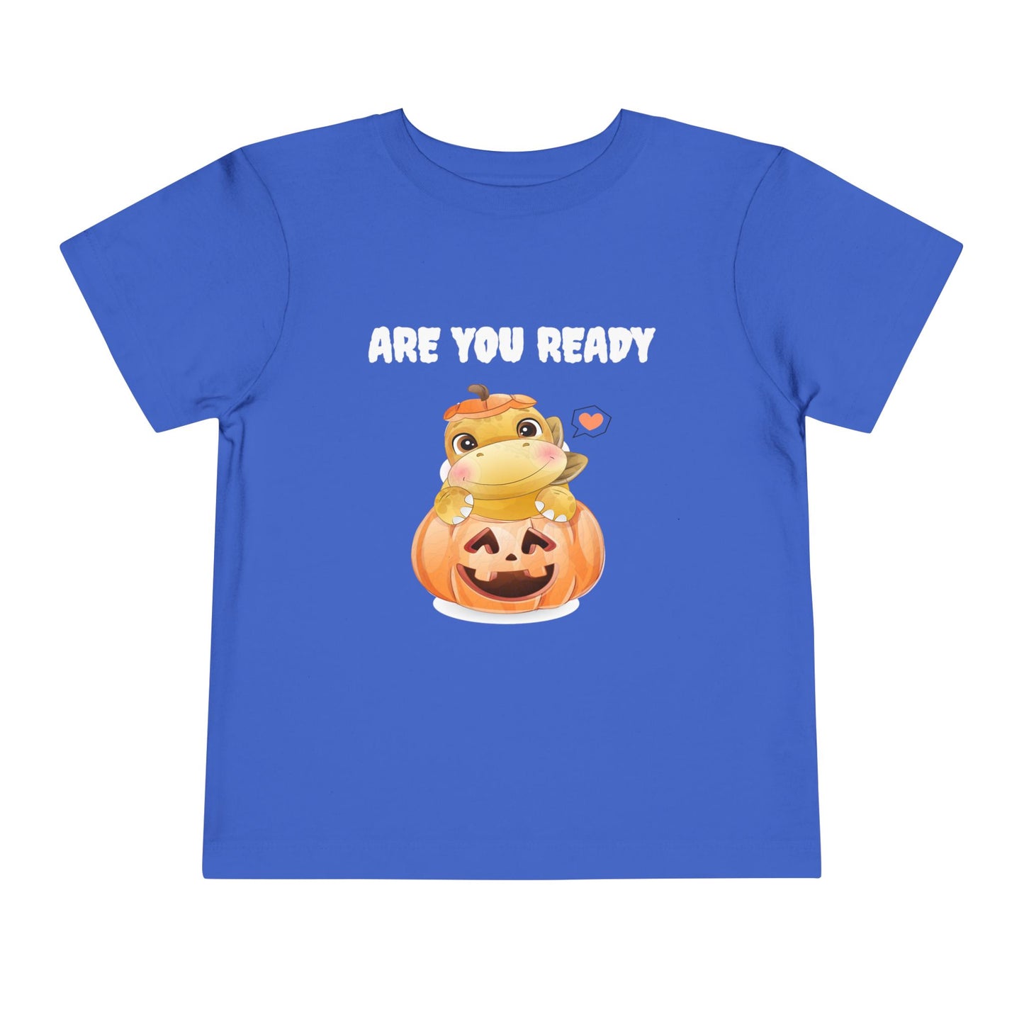 Adorable Pumpkin Frog Toddler Tee - Cute T-Shirt for Halloween, Fall Celebrations, Kids' Parties, Seasonal Dress-Up
