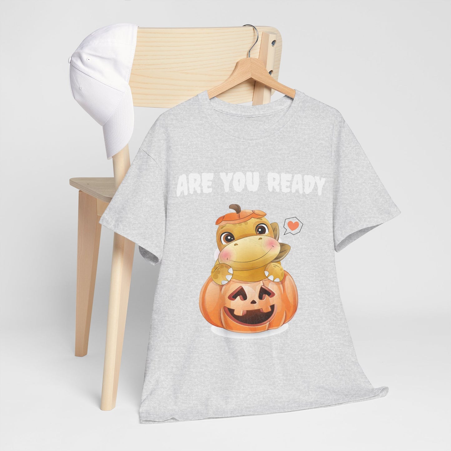 Cute Halloween Frog Tee | Unisex Heavy Cotton Shirt, Fall Fashion, Pumpkin Lovers, Spooky Season, Gift for Kids