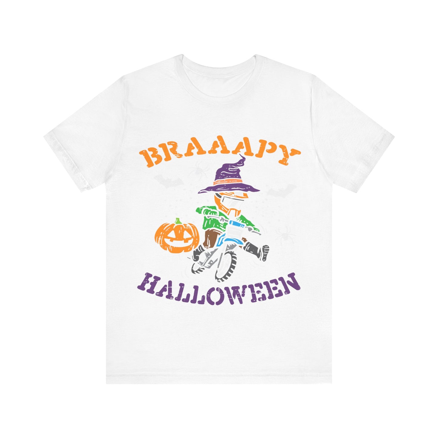 Halloween Themed Unisex Jersey Tee - Spooky Fun for Kids & Adults, Party Shirt, Trick or Treat Wear, October Celebration, Fall Festivities