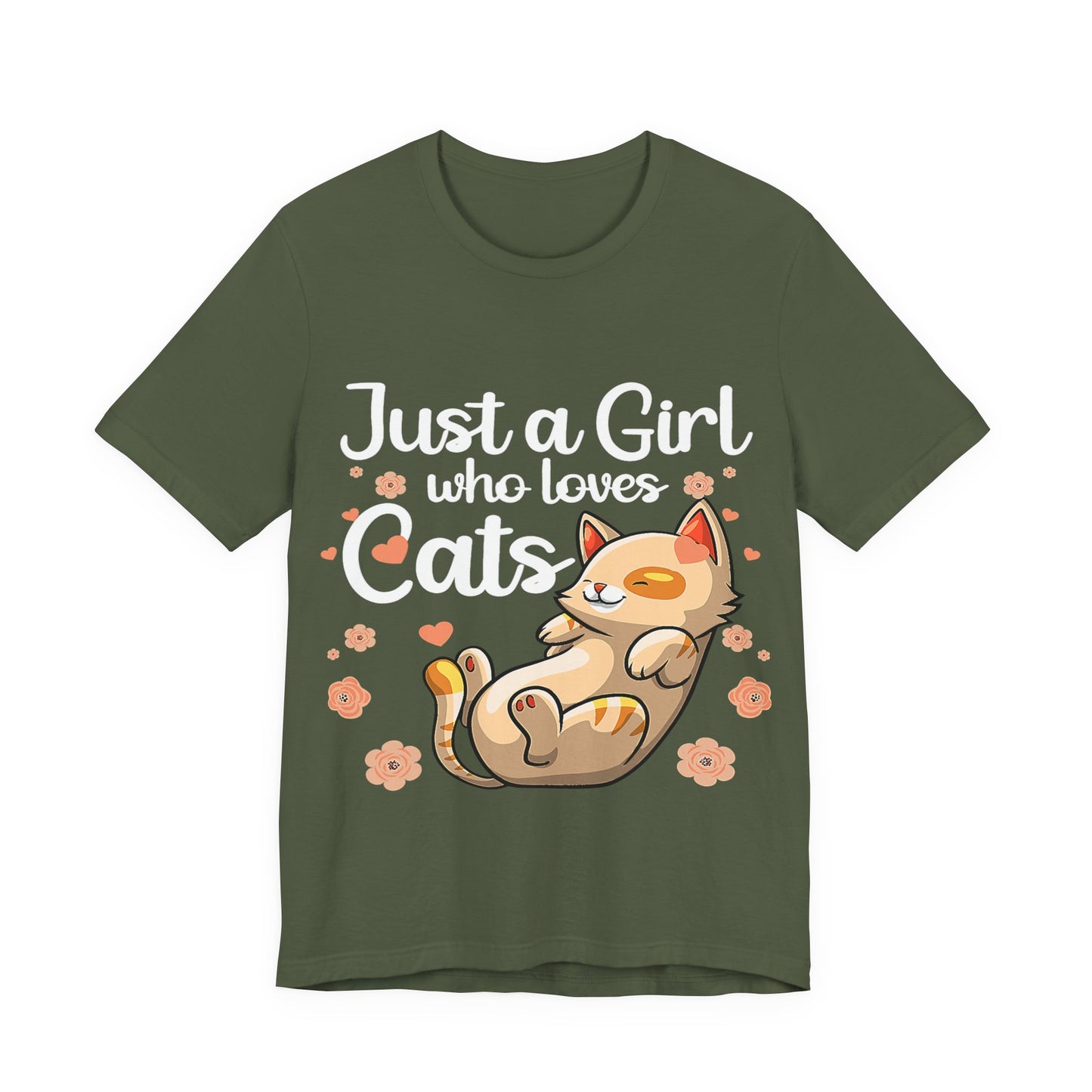 Adorable Cat Graphic Tee, Cute Cat Shirt, Gift for Cat Lovers, Pet Lovers Apparel, Casual Unisex Tee, Fun Animal T-shirt