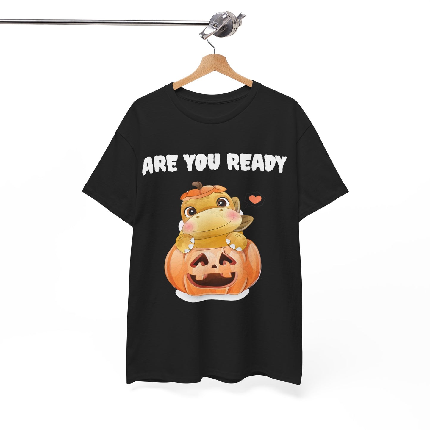 Cute Halloween Frog Tee | Unisex Heavy Cotton Shirt, Fall Fashion, Pumpkin Lovers, Spooky Season, Gift for Kids