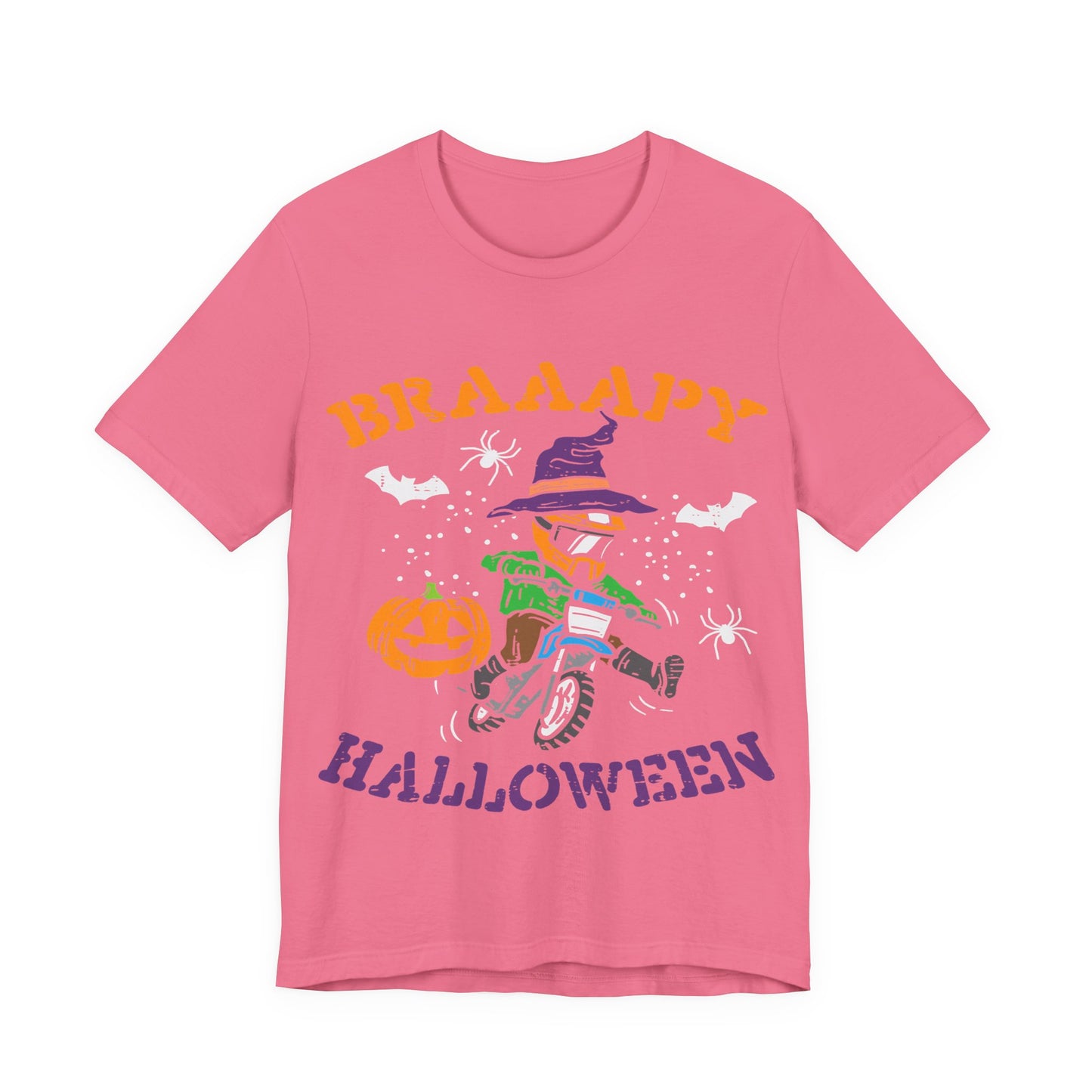 Halloween Themed Unisex Jersey Tee - Spooky Fun for Kids & Adults, Party Shirt, Trick or Treat Wear, October Celebration, Fall Festivities