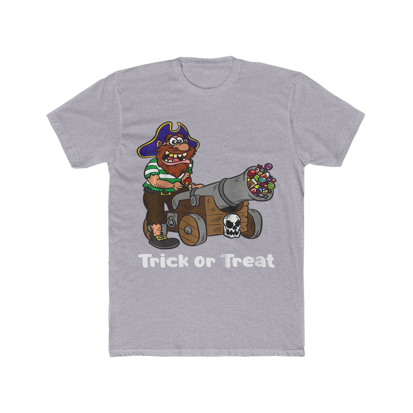 Pirate-Themed Unisex Cotton Crew Tee