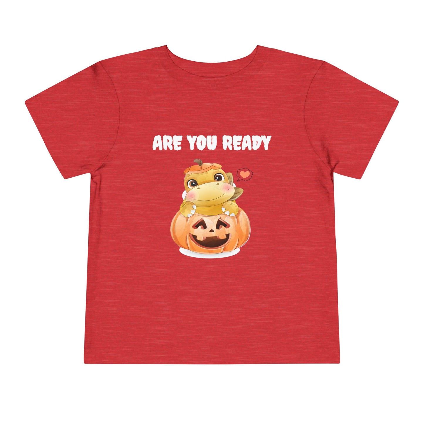 Adorable Pumpkin Frog Toddler Tee - Cute T-Shirt for Halloween, Fall Celebrations, Kids' Parties, Seasonal Dress-Up