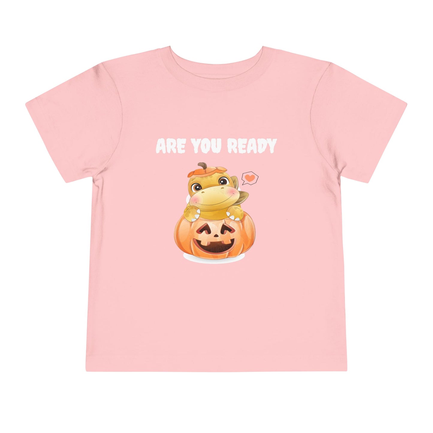 Adorable Pumpkin Frog Toddler Tee - Cute T-Shirt for Halloween, Fall Celebrations, Kids' Parties, Seasonal Dress-Up