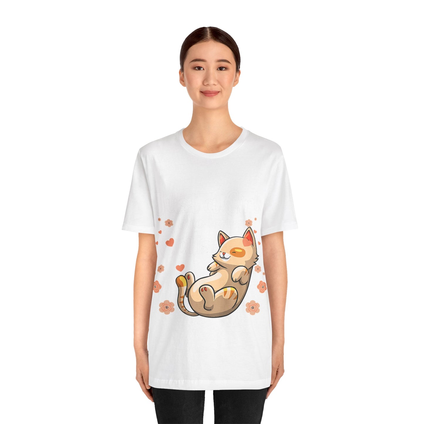 Adorable Cat Graphic Tee, Cute Cat Shirt, Gift for Cat Lovers, Pet Lovers Apparel, Casual Unisex Tee, Fun Animal T-shirt