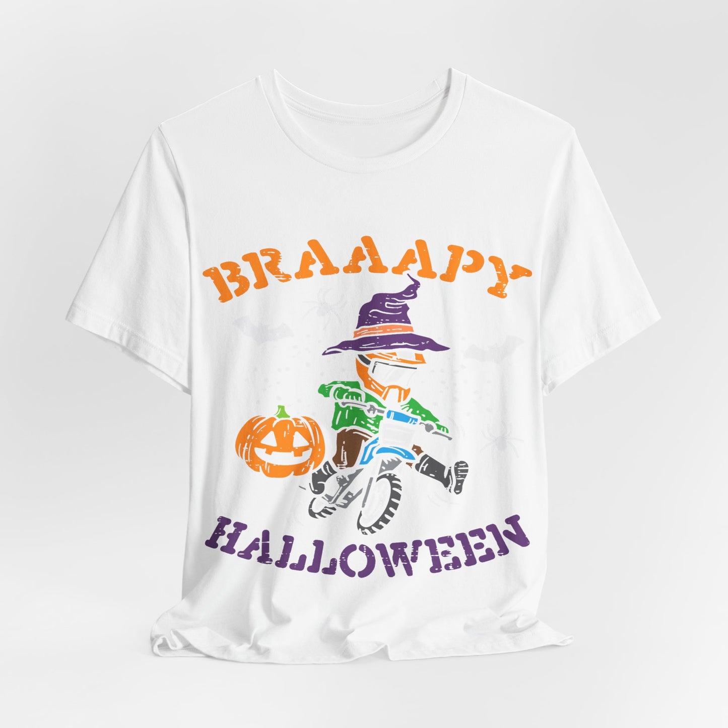 Halloween Themed Unisex Jersey Tee - Spooky Fun for Kids & Adults, Party Shirt, Trick or Treat Wear, October Celebration, Fall Festivities