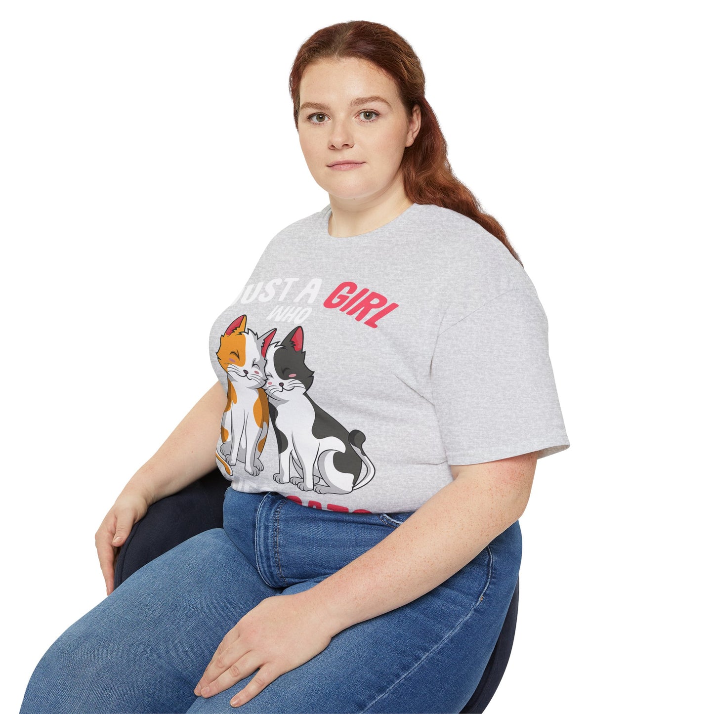 Cute Cat Girls Unisex Tee, Perfect for Cat Lovers, Gift for Her, Birthday Shirt, Animal Lover Tee