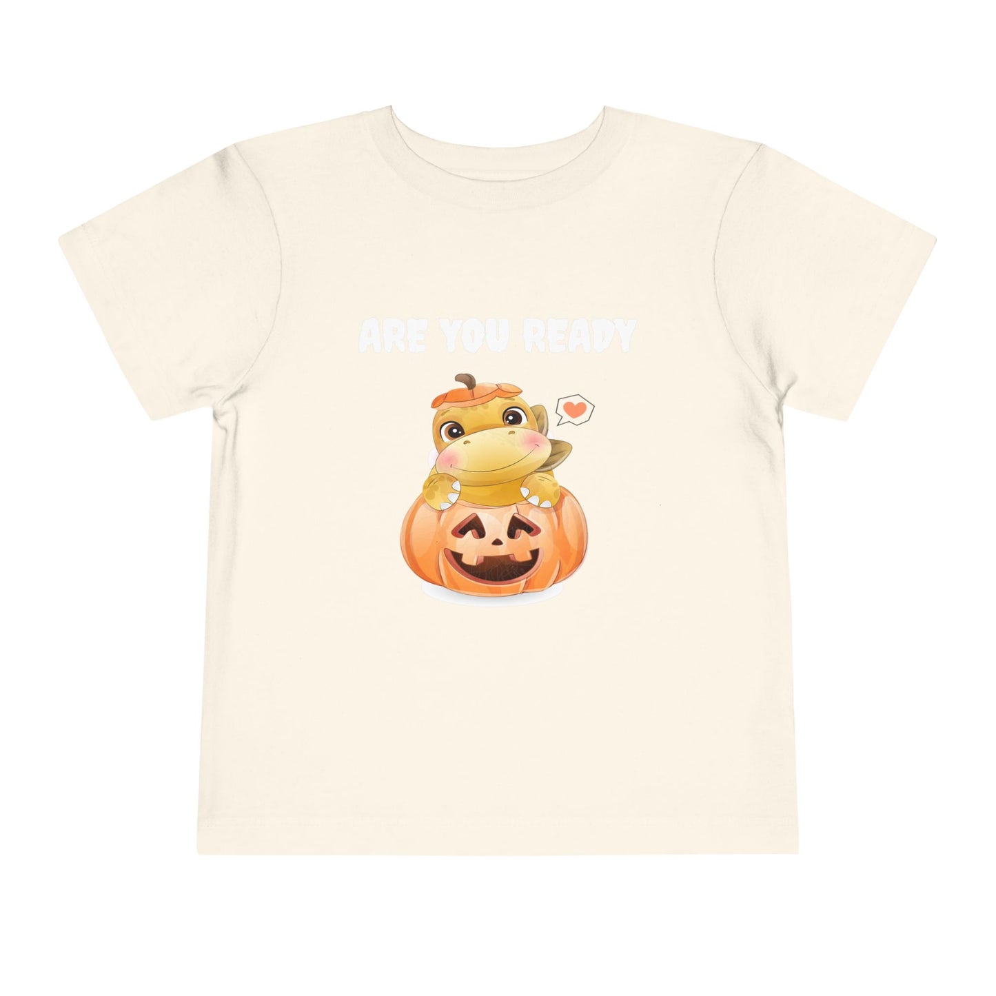 Adorable Pumpkin Frog Toddler Tee - Cute T-Shirt for Halloween, Fall Celebrations, Kids' Parties, Seasonal Dress-Up