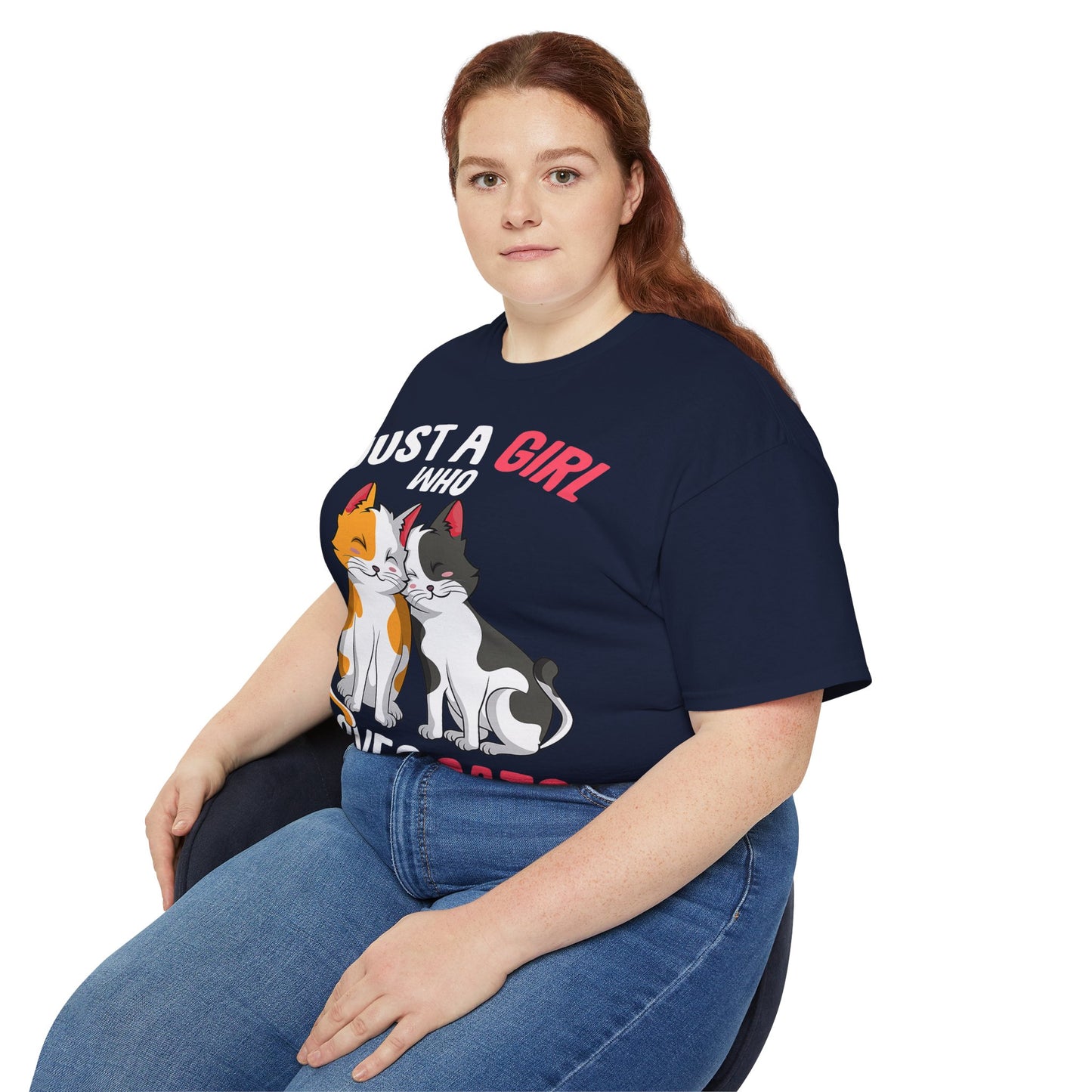 Cute Cat Girls Unisex Tee, Perfect for Cat Lovers, Gift for Her, Birthday Shirt, Animal Lover Tee