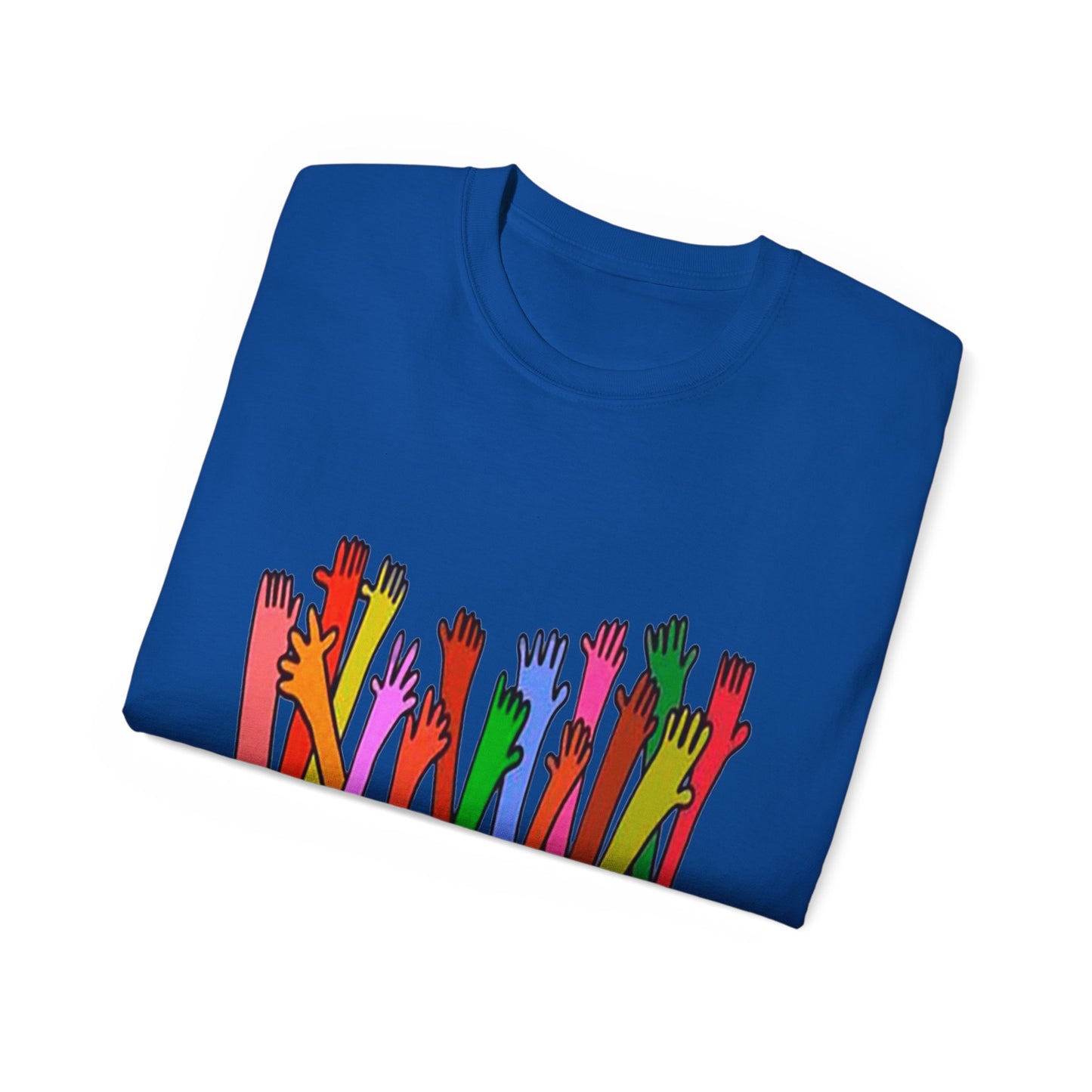 Inclusive Vibes Tee, Everyone is Welcome Here T-Shirt, Unity Tee, Proud Ally Shirt, Colorful Art Tee, Comfortable Cotton T-Shirt