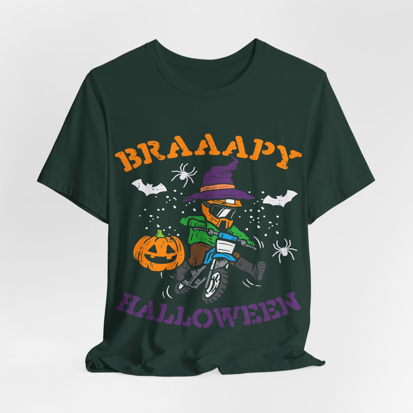Halloween Themed Unisex Jersey Tee - Spooky Fun for Kids & Adults, Party Shirt, Trick or Treat Wear, October Celebration, Fall Festivities