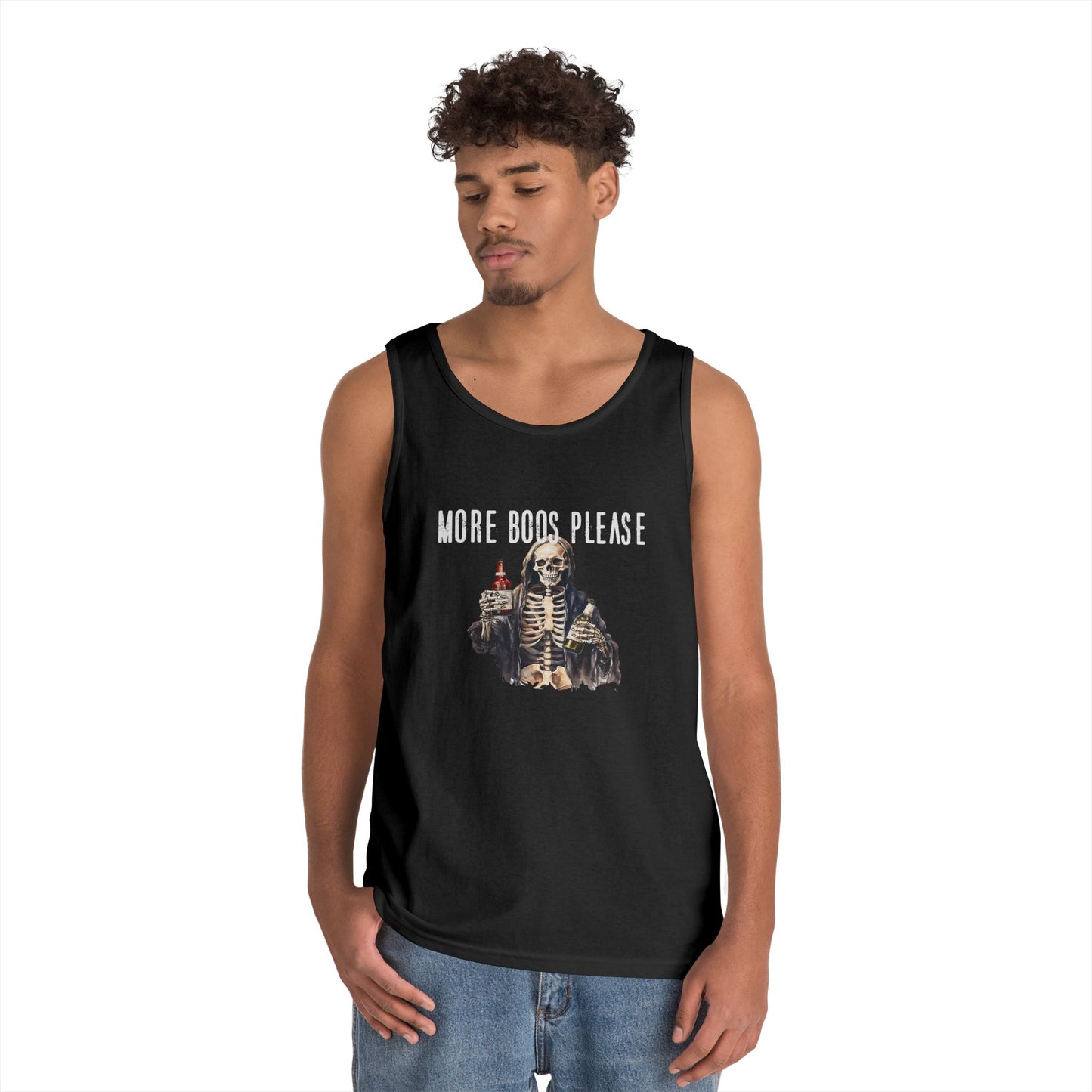 Unisex Skeleton Tank Top - Perfect for Halloween Parties, Casual Wear, Summer Outfits, Gifts for Friends, Festival Fashion