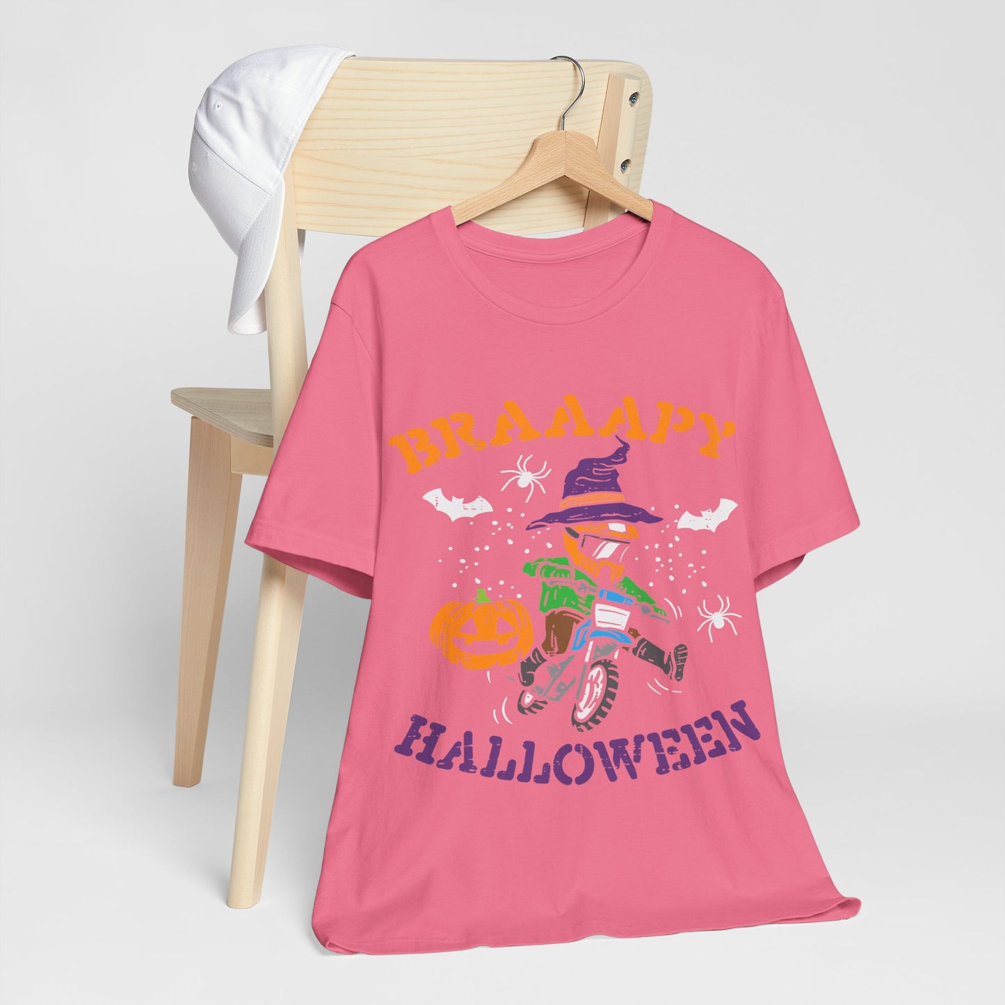 Halloween Themed Unisex Jersey Tee - Spooky Fun for Kids & Adults, Party Shirt, Trick or Treat Wear, October Celebration, Fall Festivities