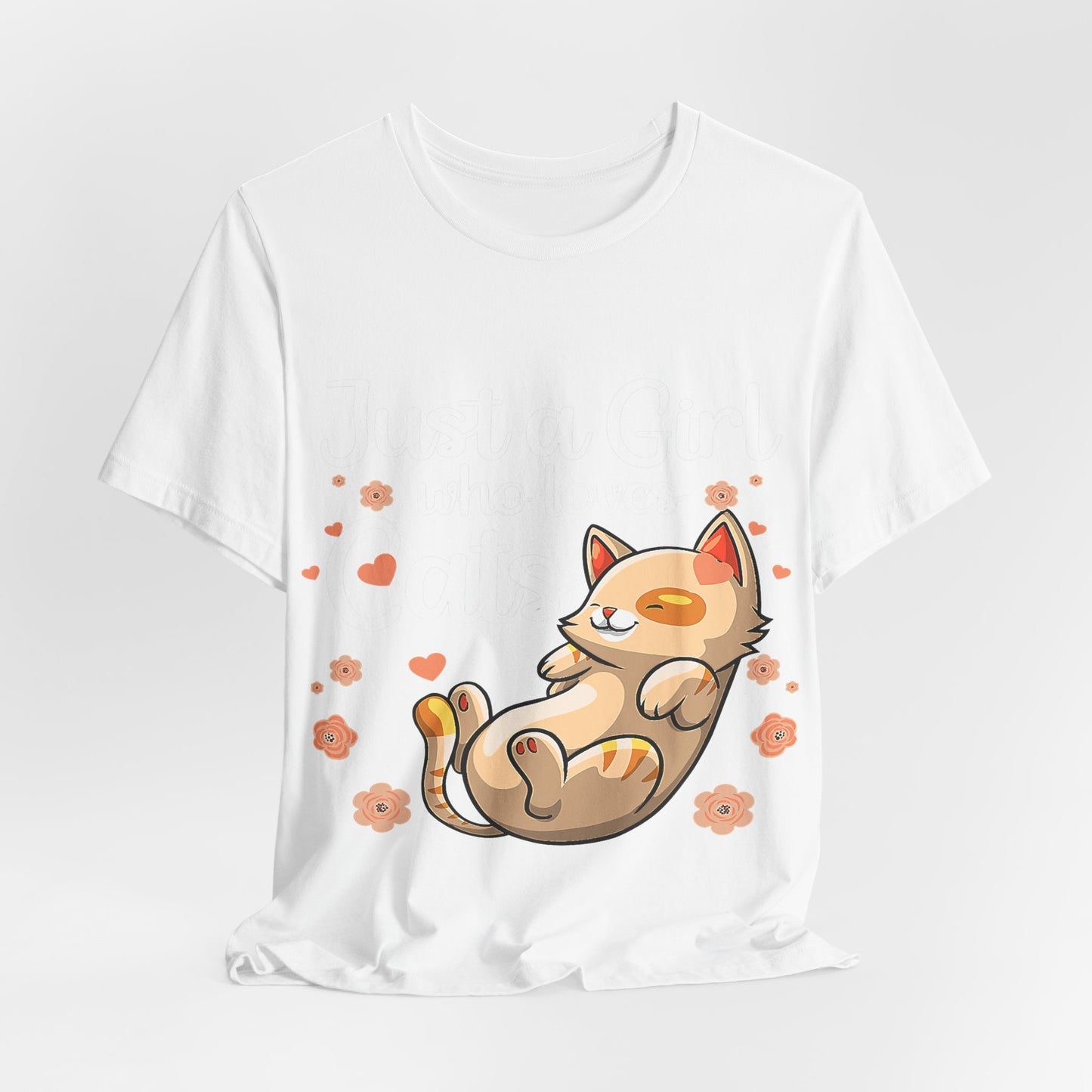 Adorable Cat Graphic Tee, Cute Cat Shirt, Gift for Cat Lovers, Pet Lovers Apparel, Casual Unisex Tee, Fun Animal T-shirt