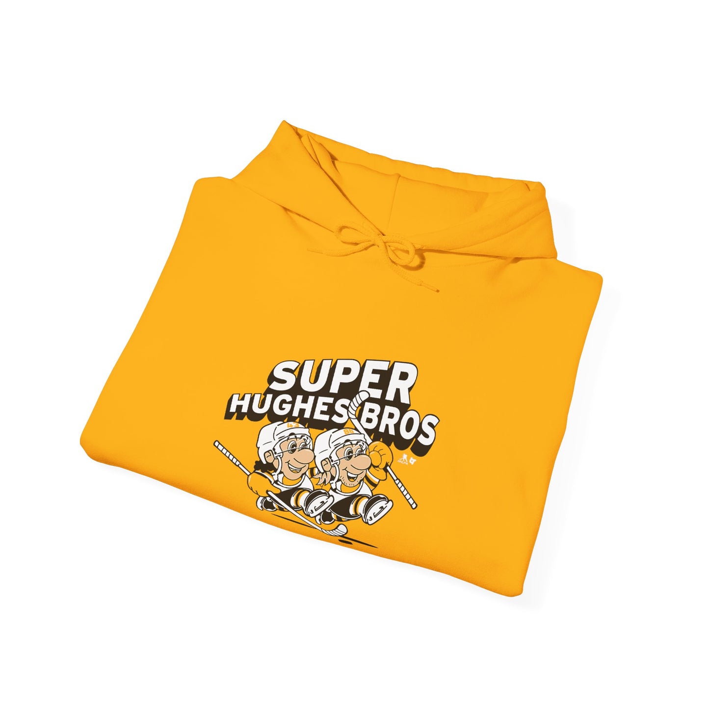 Super Hughes Bros Hoodie, Cozy Unisex Sweatshirt for Gamers, Fun Gift for Birthdays and Holidays, Relaxed Casual Wear