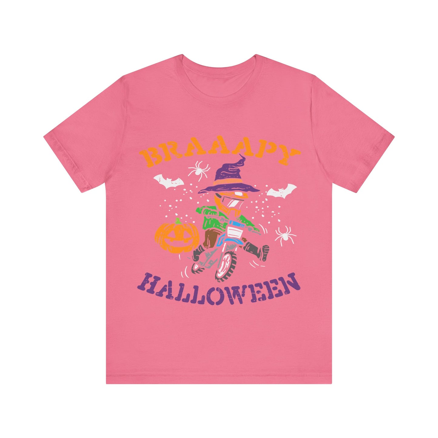 Halloween Themed Unisex Jersey Tee - Spooky Fun for Kids & Adults, Party Shirt, Trick or Treat Wear, October Celebration, Fall Festivities