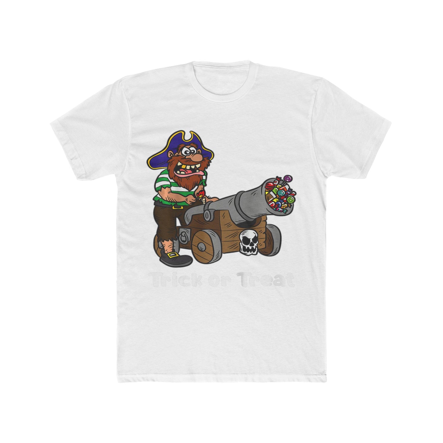 Pirate-Themed Unisex Cotton Crew Tee