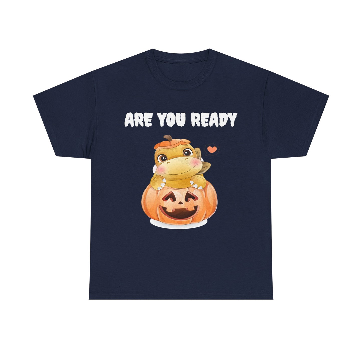 Cute Halloween Frog Tee | Unisex Heavy Cotton Shirt, Fall Fashion, Pumpkin Lovers, Spooky Season, Gift for Kids