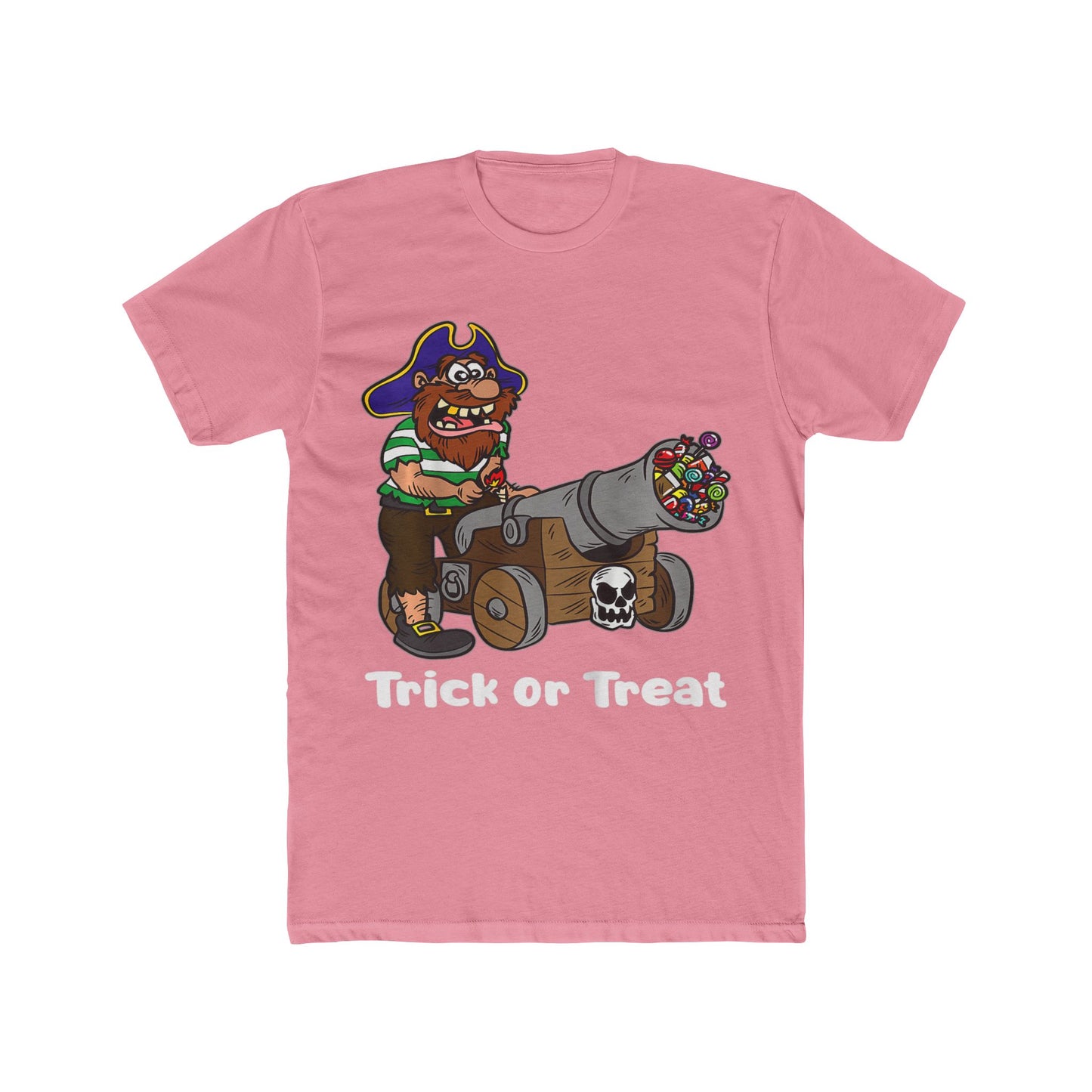 Pirate-Themed Unisex Cotton Crew Tee