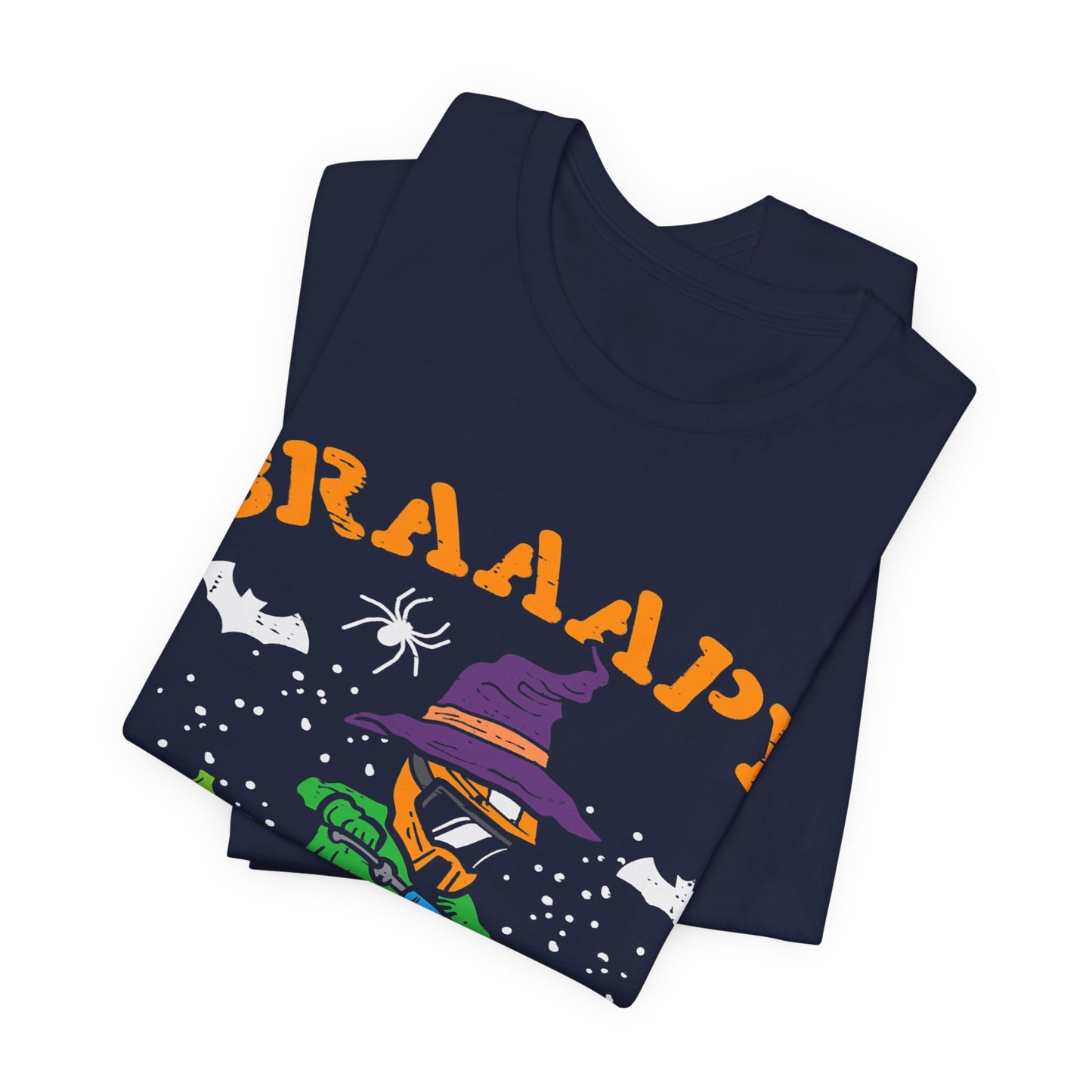 Halloween Themed Unisex Jersey Tee - Spooky Fun for Kids & Adults, Party Shirt, Trick or Treat Wear, October Celebration, Fall Festivities