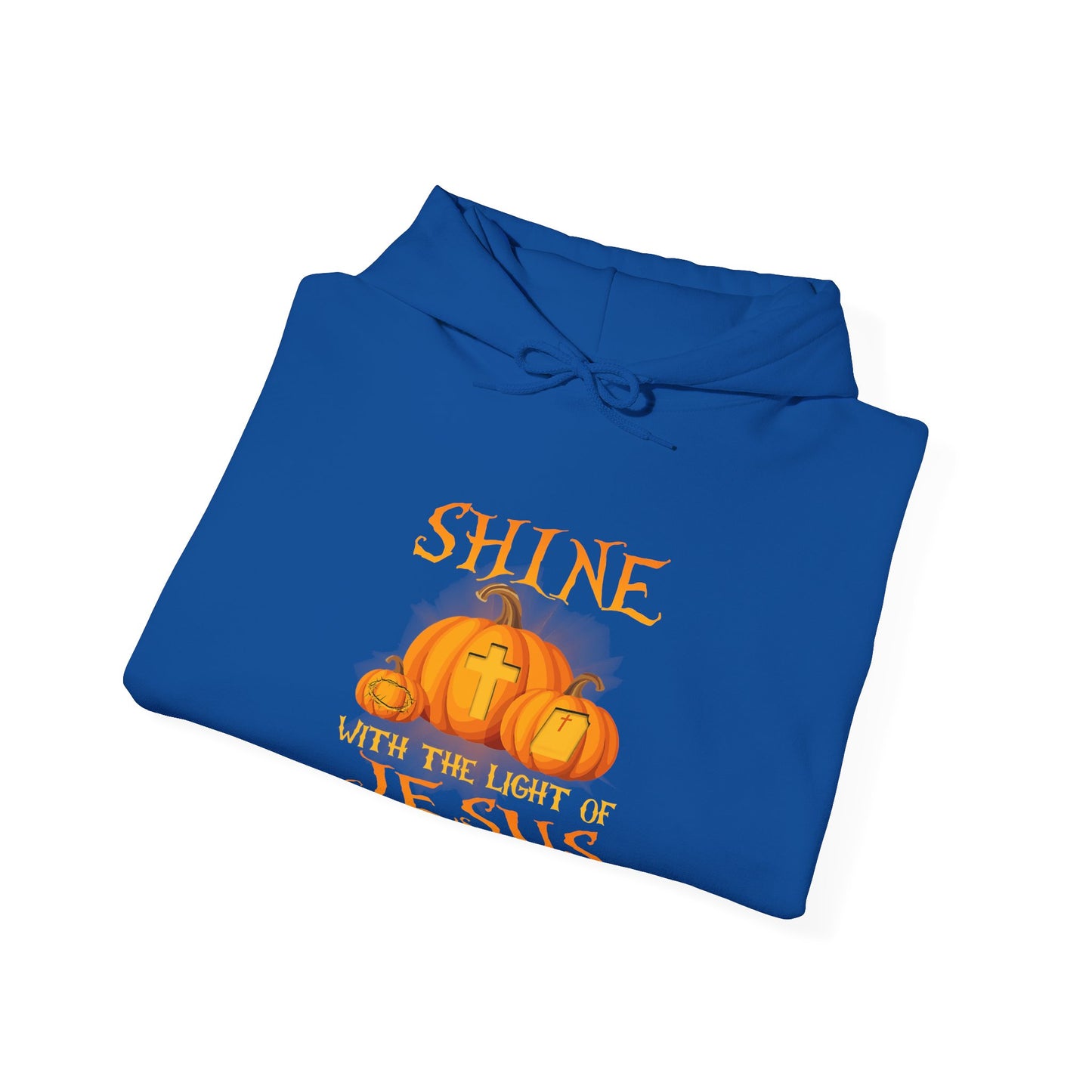 Shine in Jesus Pumpkin Sweatshirt | Fall Apparel, Christian Gift, Unisex Hoodie, Autumn Fashion, Thanksgiving Sweatshirt
