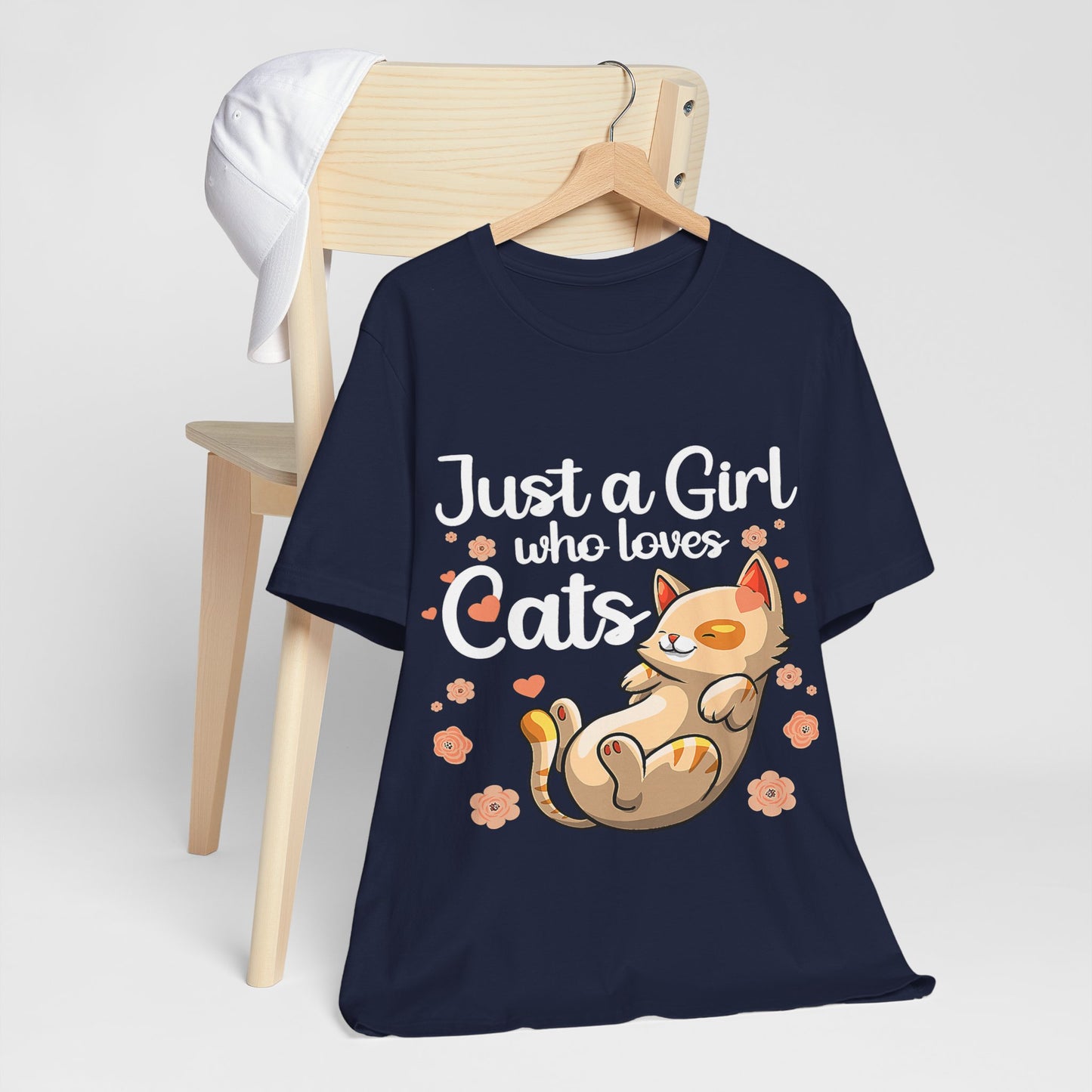 Adorable Cat Graphic Tee, Cute Cat Shirt, Gift for Cat Lovers, Pet Lovers Apparel, Casual Unisex Tee, Fun Animal T-shirt