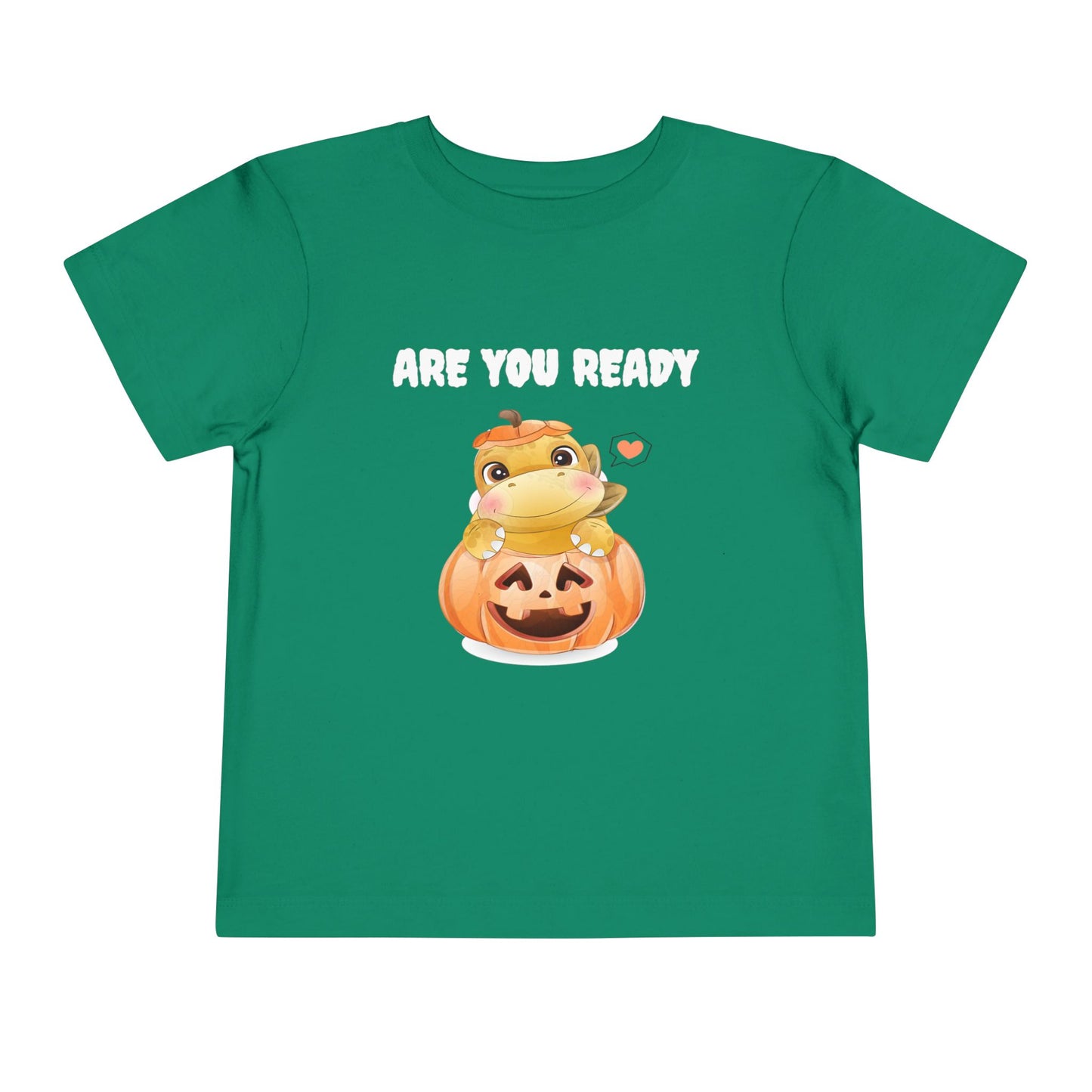 Adorable Pumpkin Frog Toddler Tee - Cute T-Shirt for Halloween, Fall Celebrations, Kids' Parties, Seasonal Dress-Up