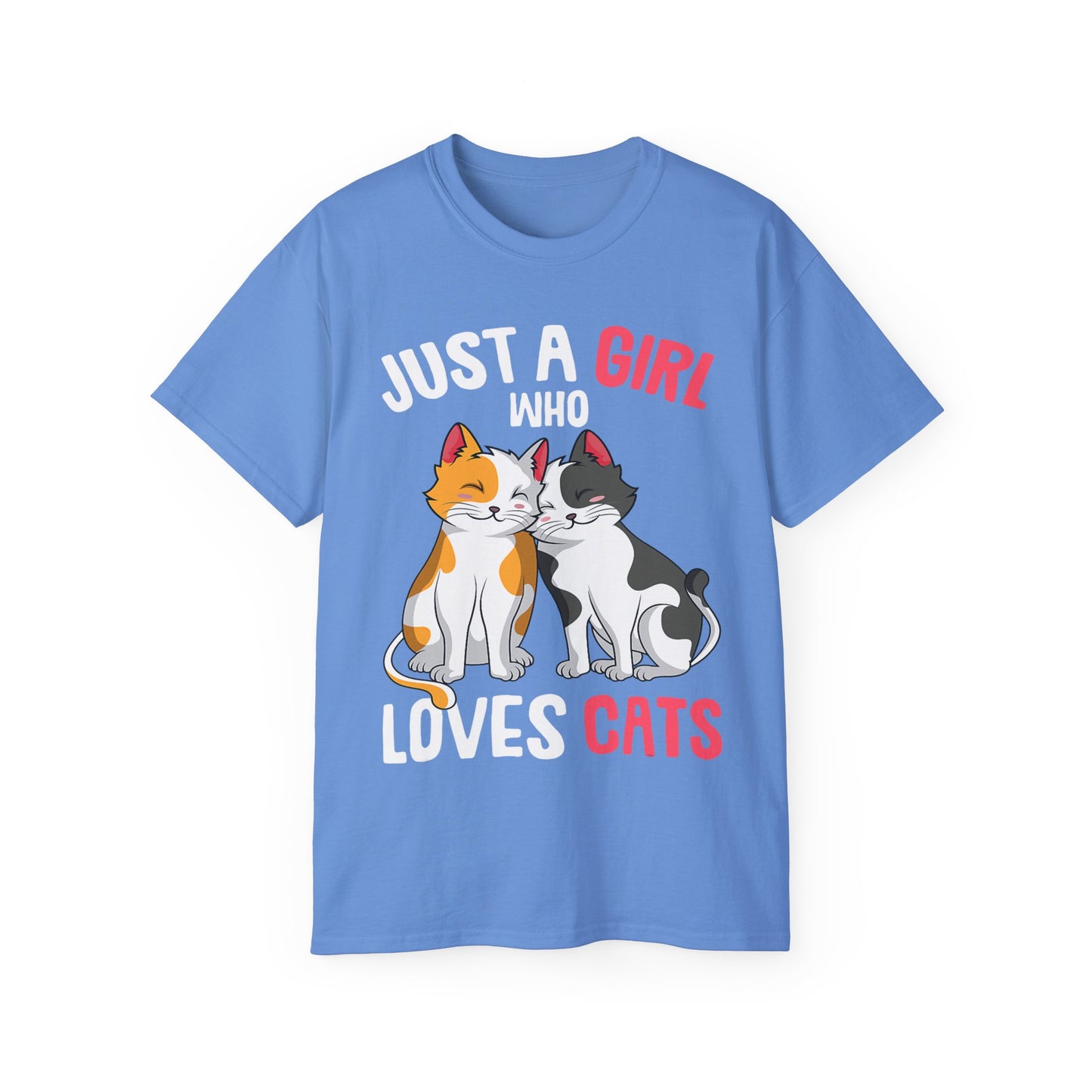 Cute Cat Girls Unisex Tee, Perfect for Cat Lovers, Gift for Her, Birthday Shirt, Animal Lover Tee