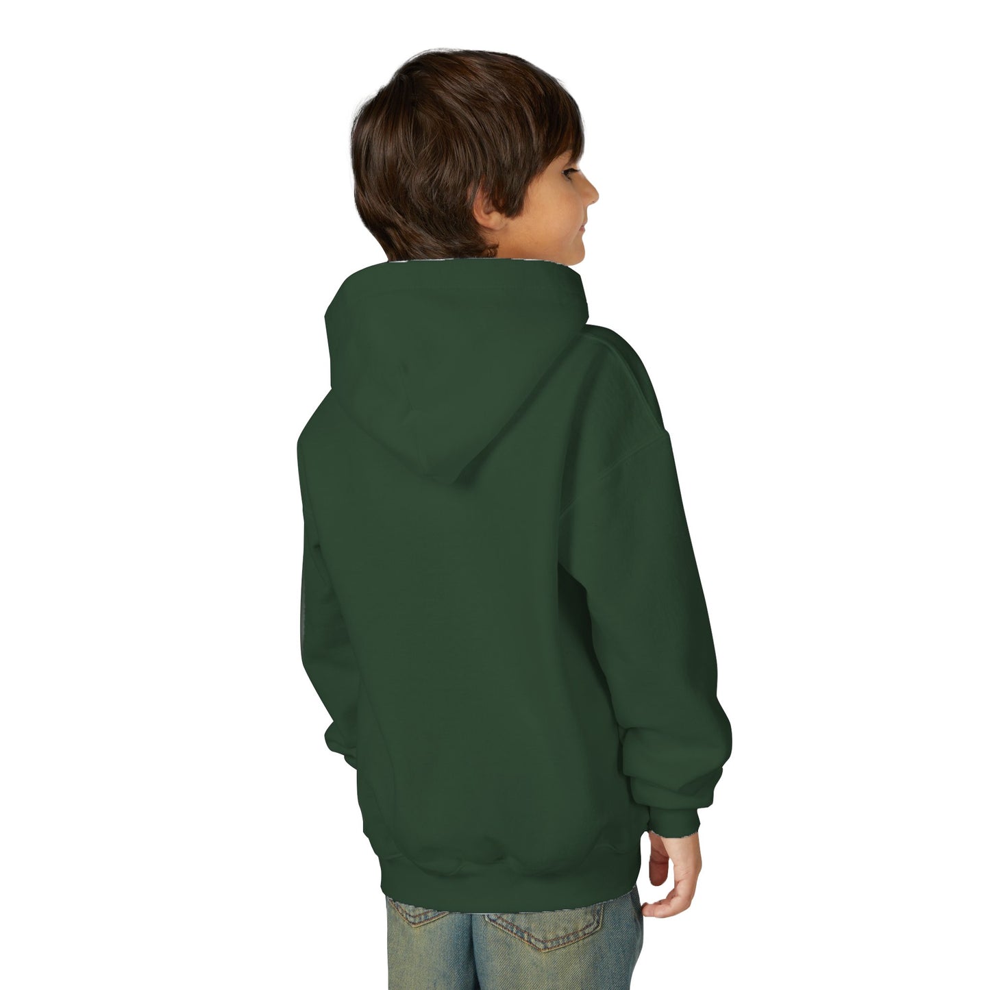 Youth Hooded Sweatshirt - Everyone is Welcome Here, Rainbow Sweatshirt, Cozy Pullover, Inclusive Gift, Kids Hoodie, LGBTQ+ Apparel