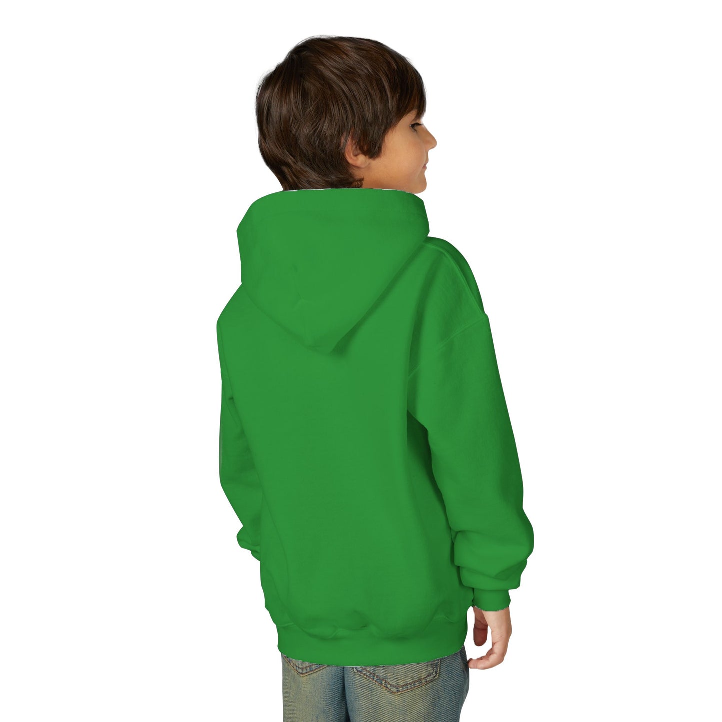 Youth Hooded Sweatshirt - Everyone is Welcome Here, Rainbow Sweatshirt, Cozy Pullover, Inclusive Gift, Kids Hoodie, LGBTQ+ Apparel