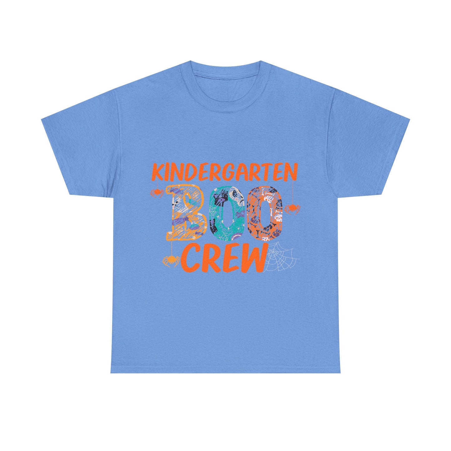 Kindergarten Boo Crew Tee, Unisex Cotton T-Shirt for Teachers, Class Parties, Halloween Costume, Fun School Spirit Wear, Gift for Kids