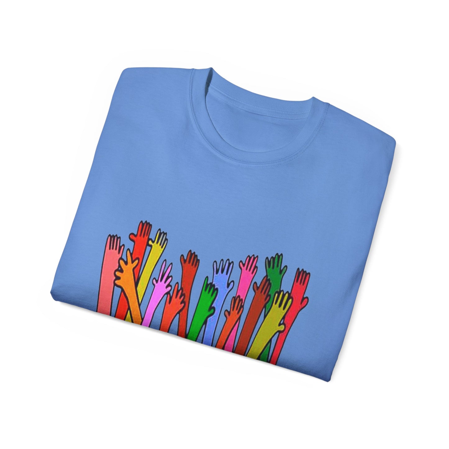 Inclusive Vibes Tee, Everyone is Welcome Here T-Shirt, Unity Tee, Proud Ally Shirt, Colorful Art Tee, Comfortable Cotton T-Shirt