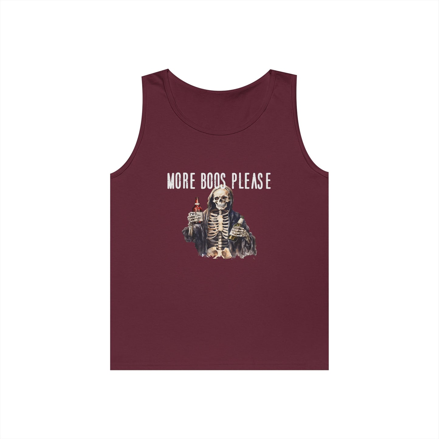 Unisex Skeleton Tank Top - Perfect for Halloween Parties, Casual Wear, Summer Outfits, Gifts for Friends, Festival Fashion