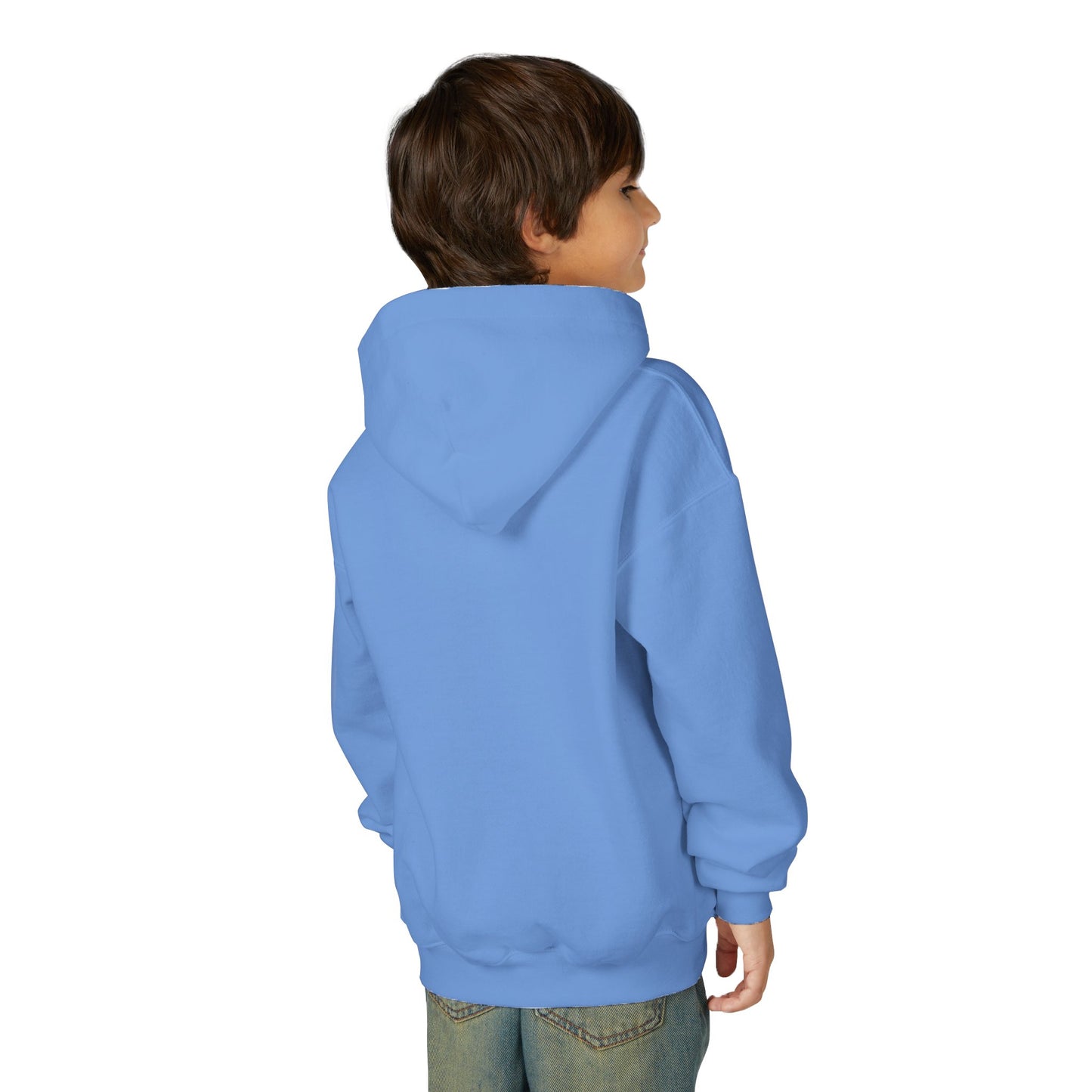 Youth Hooded Sweatshirt - Everyone is Welcome Here, Rainbow Sweatshirt, Cozy Pullover, Inclusive Gift, Kids Hoodie, LGBTQ+ Apparel
