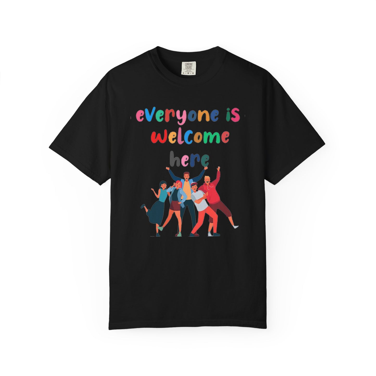 Inclusive Welcoming T-Shirt, Unisex Graphic Tee, Rainbow Pride Shirt, LGBTQ+ Apparel, Equality Fashion, Casual Summer Top