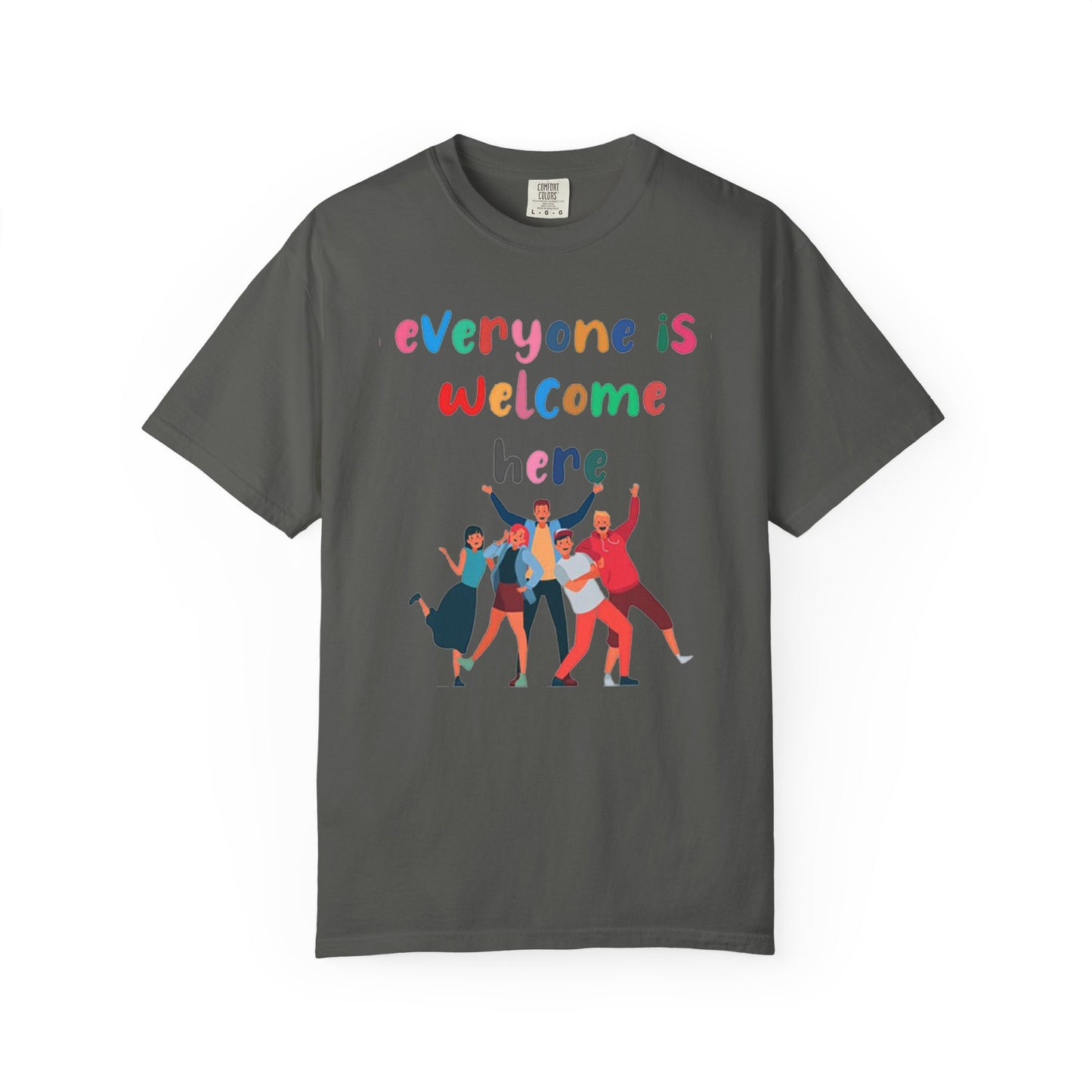 Inclusive Welcoming T-Shirt, Unisex Graphic Tee, Rainbow Pride Shirt, LGBTQ+ Apparel, Equality Fashion, Casual Summer Top