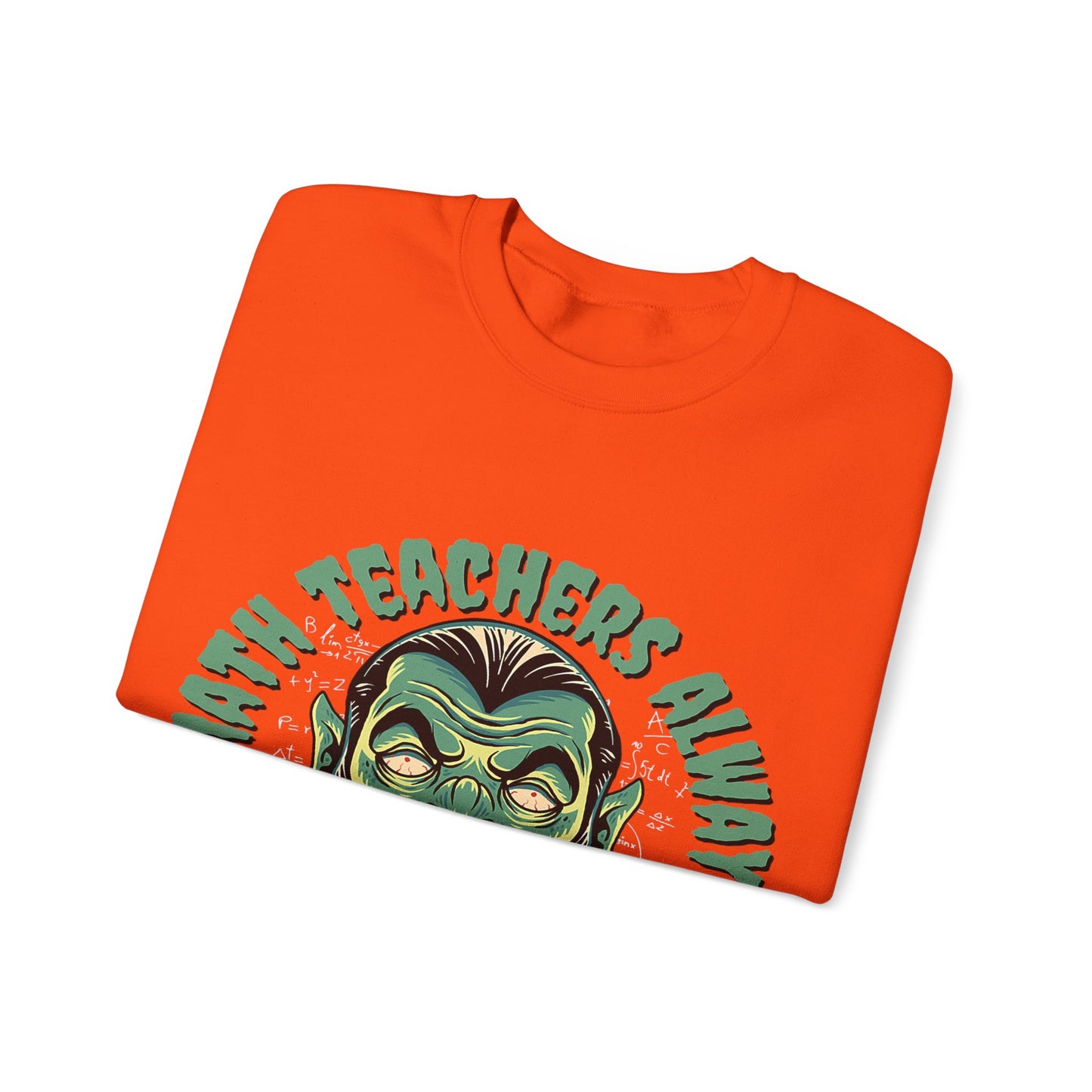 Halloween Count Dracula Sweatshirt, Unisex Crewneck for Teachers, Spooky Gift Idea, Fall Fashion, Halloween Costume