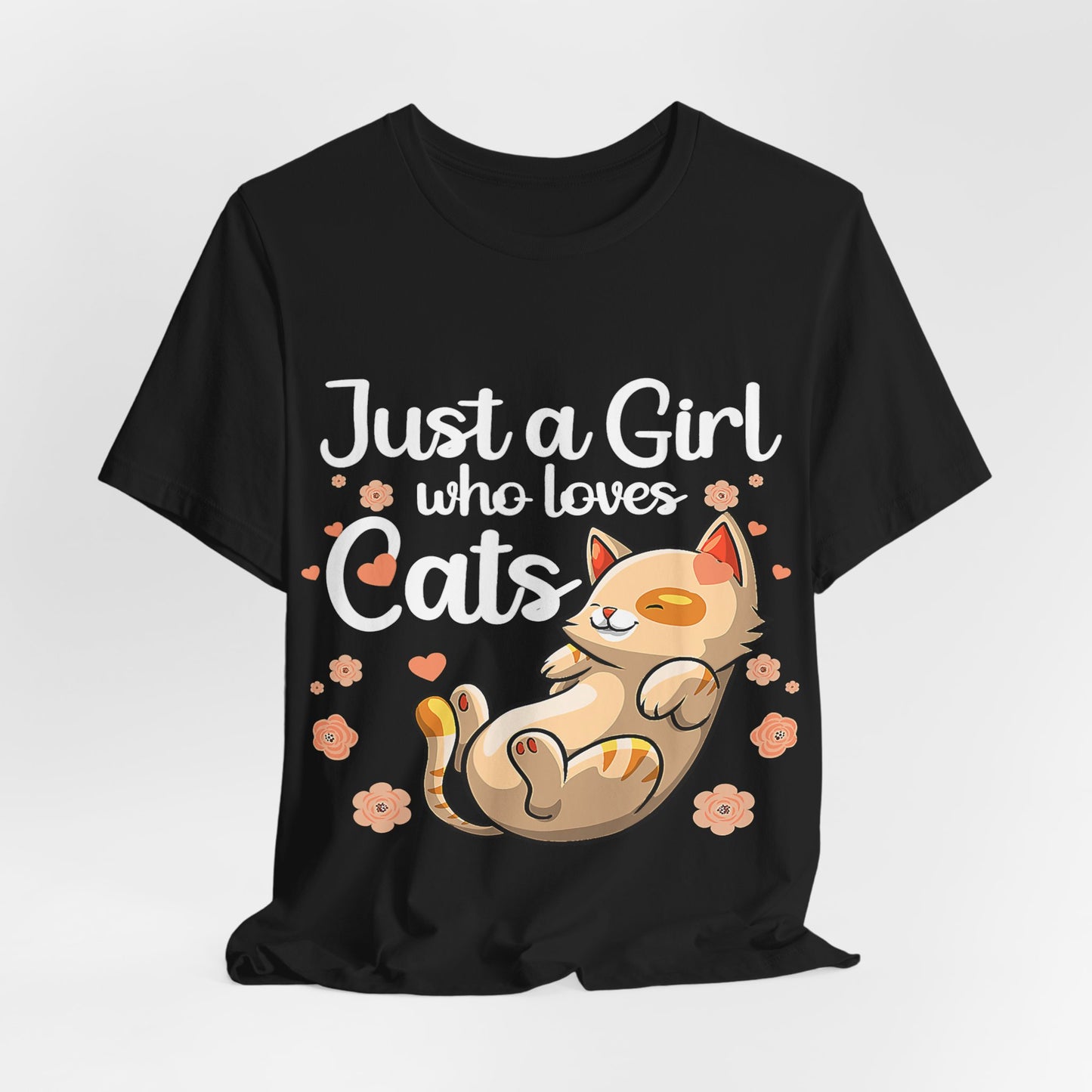 Adorable Cat Graphic Tee, Cute Cat Shirt, Gift for Cat Lovers, Pet Lovers Apparel, Casual Unisex Tee, Fun Animal T-shirt