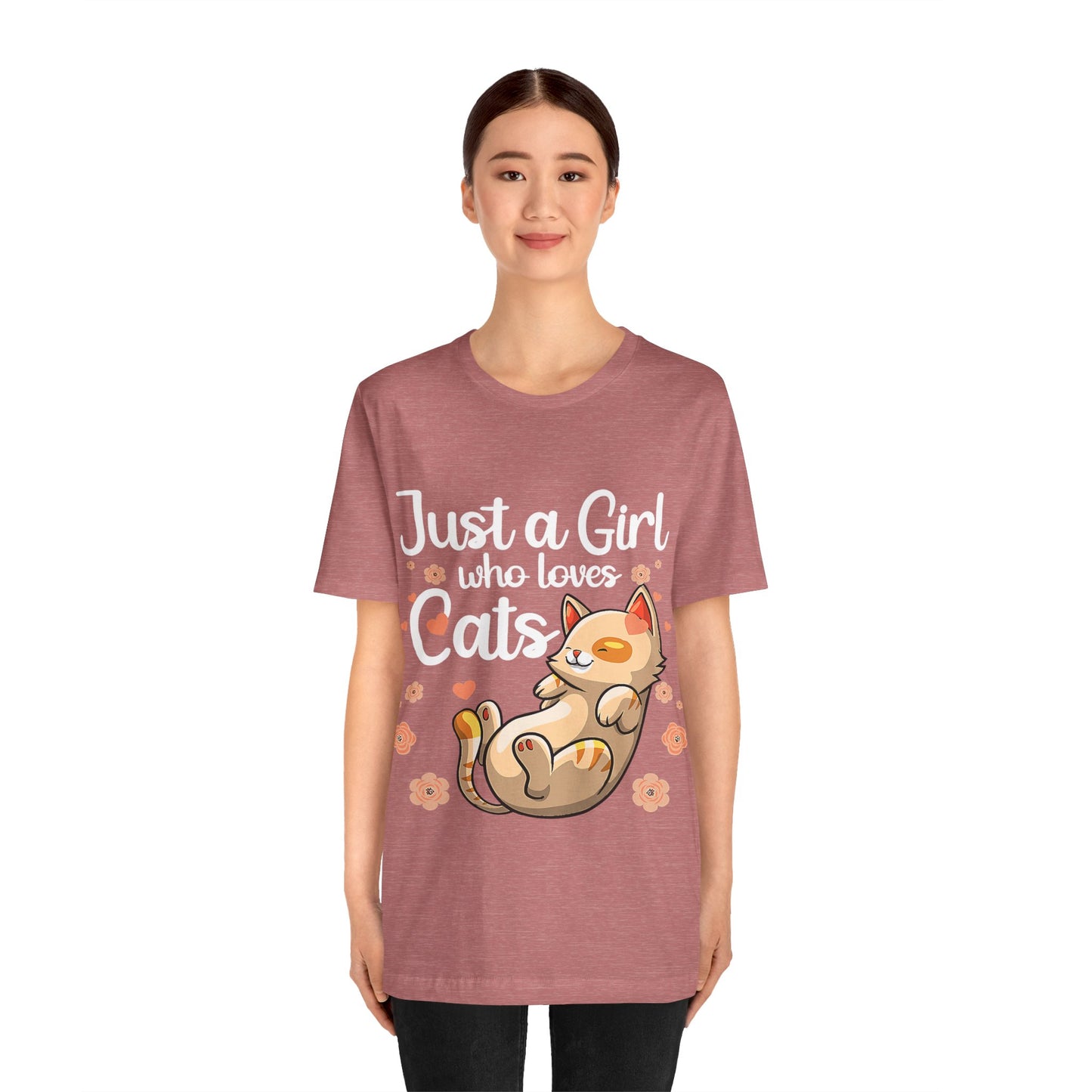 Adorable Cat Graphic Tee, Cute Cat Shirt, Gift for Cat Lovers, Pet Lovers Apparel, Casual Unisex Tee, Fun Animal T-shirt