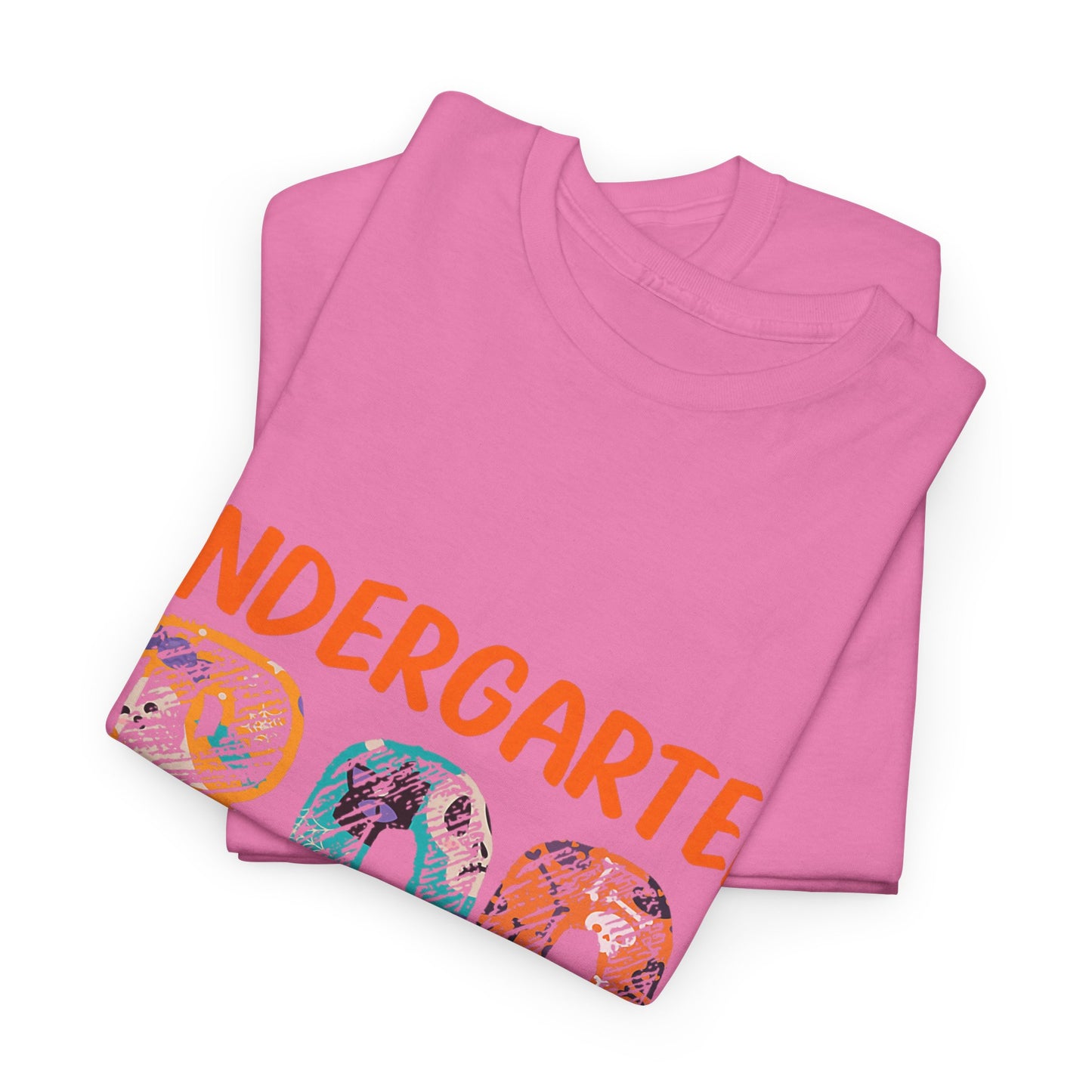 Kindergarten Boo Crew Tee, Unisex Cotton T-Shirt for Teachers, Class Parties, Halloween Costume, Fun School Spirit Wear, Gift for Kids