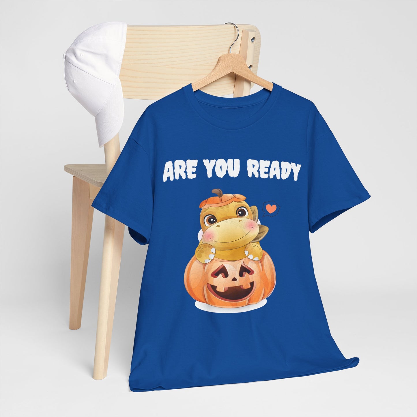 Cute Halloween Frog Tee | Unisex Heavy Cotton Shirt, Fall Fashion, Pumpkin Lovers, Spooky Season, Gift for Kids