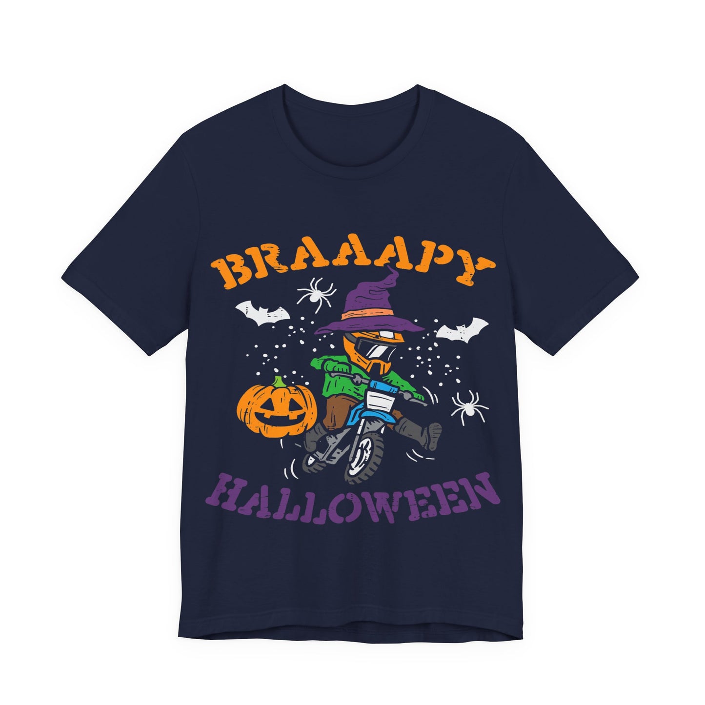 Halloween Themed Unisex Jersey Tee - Spooky Fun for Kids & Adults, Party Shirt, Trick or Treat Wear, October Celebration, Fall Festivities