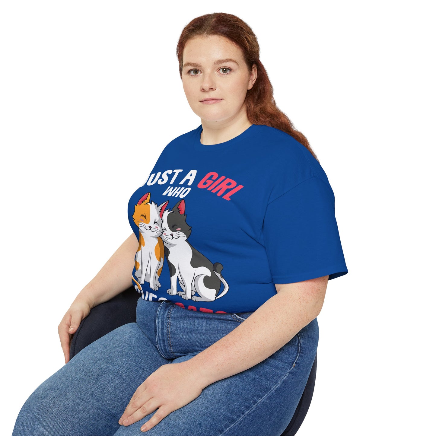 Cute Cat Girls Unisex Tee, Perfect for Cat Lovers, Gift for Her, Birthday Shirt, Animal Lover Tee